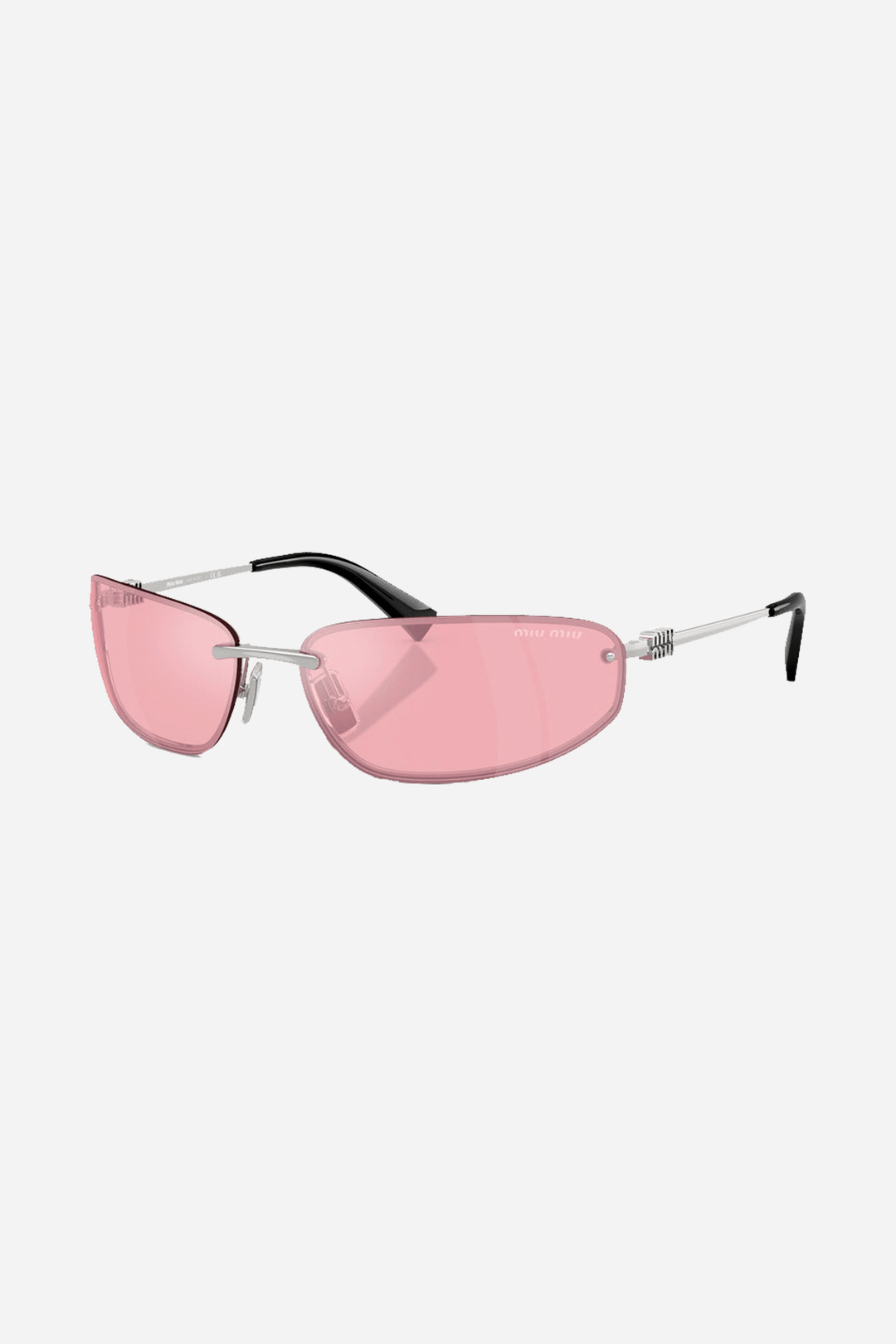 Miu Miu silver and pink sunglasses MU A50S 1BC70J