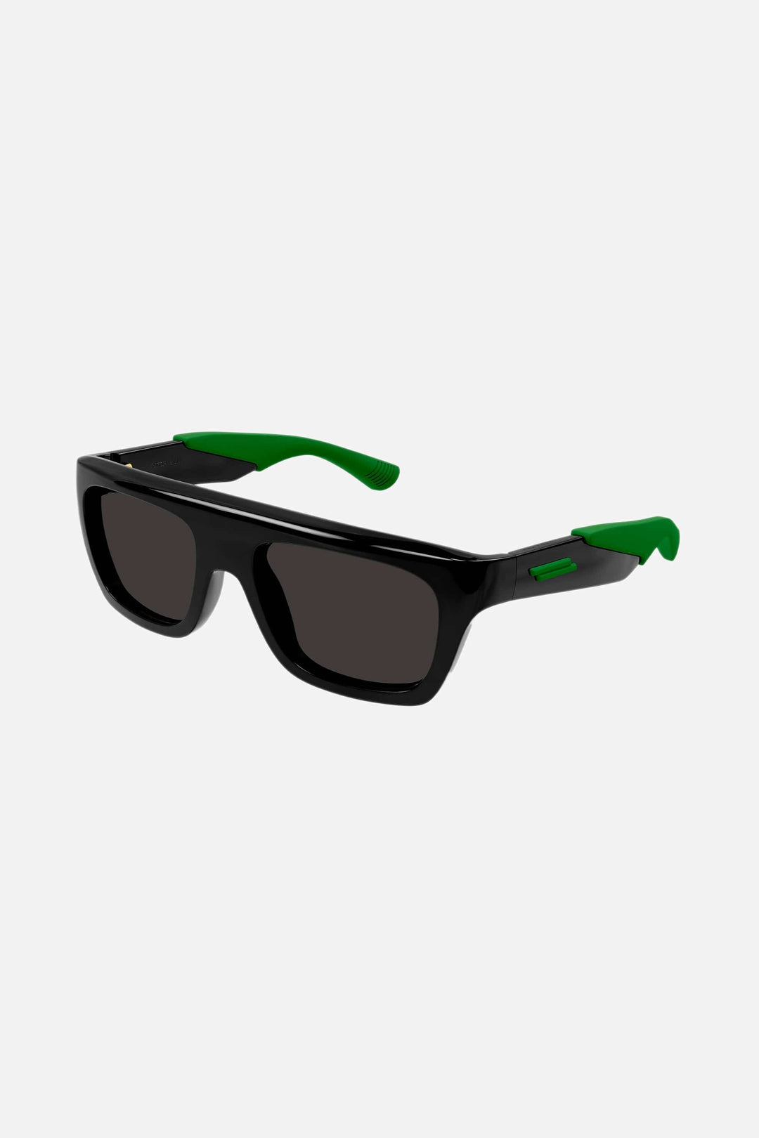 Bottega Veneta wrap around squared black sunglasses