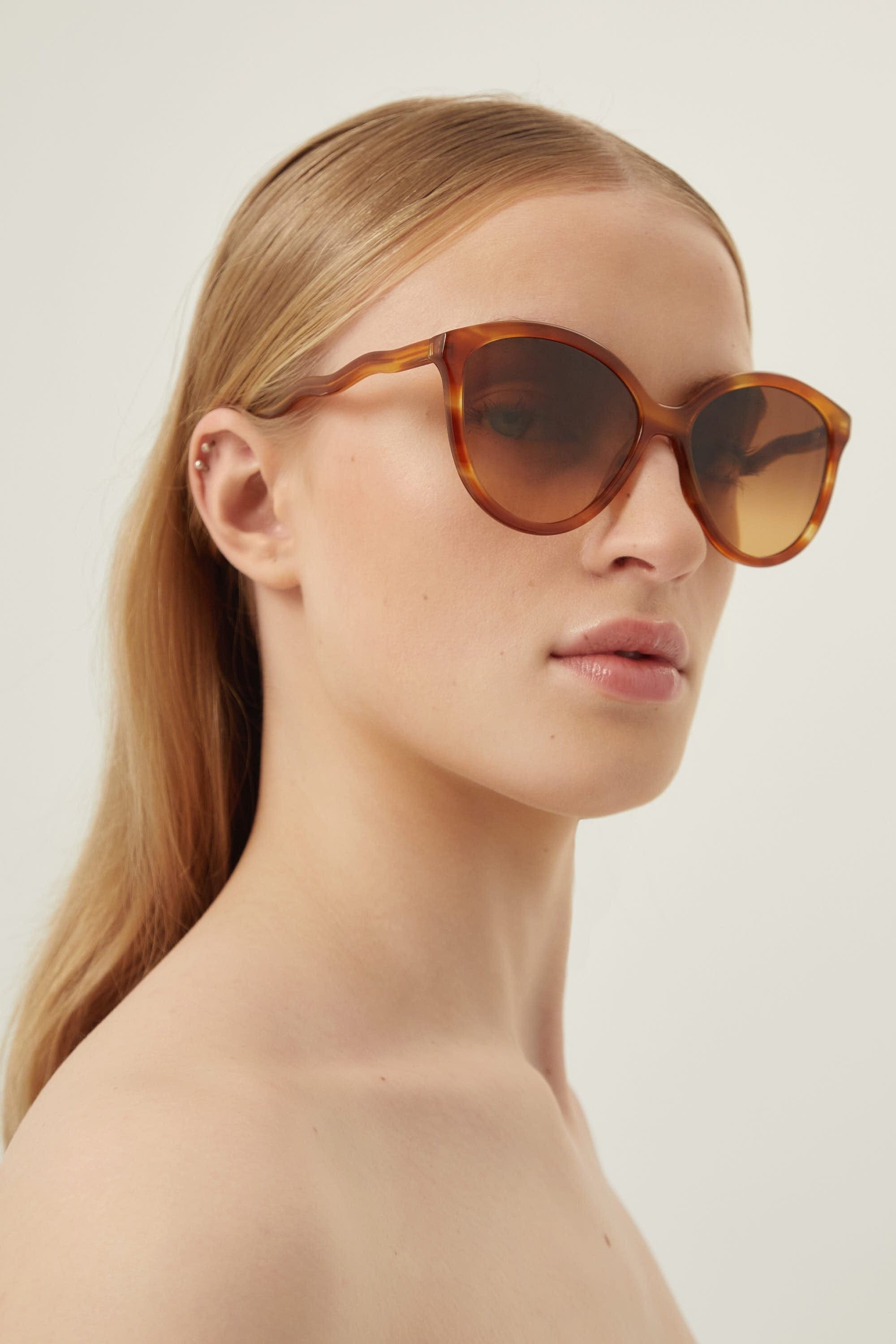 Chloé havana cat-eye sunglasses