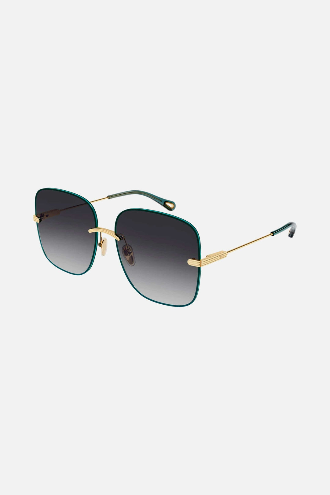 Chloe metal squared light sunglasses