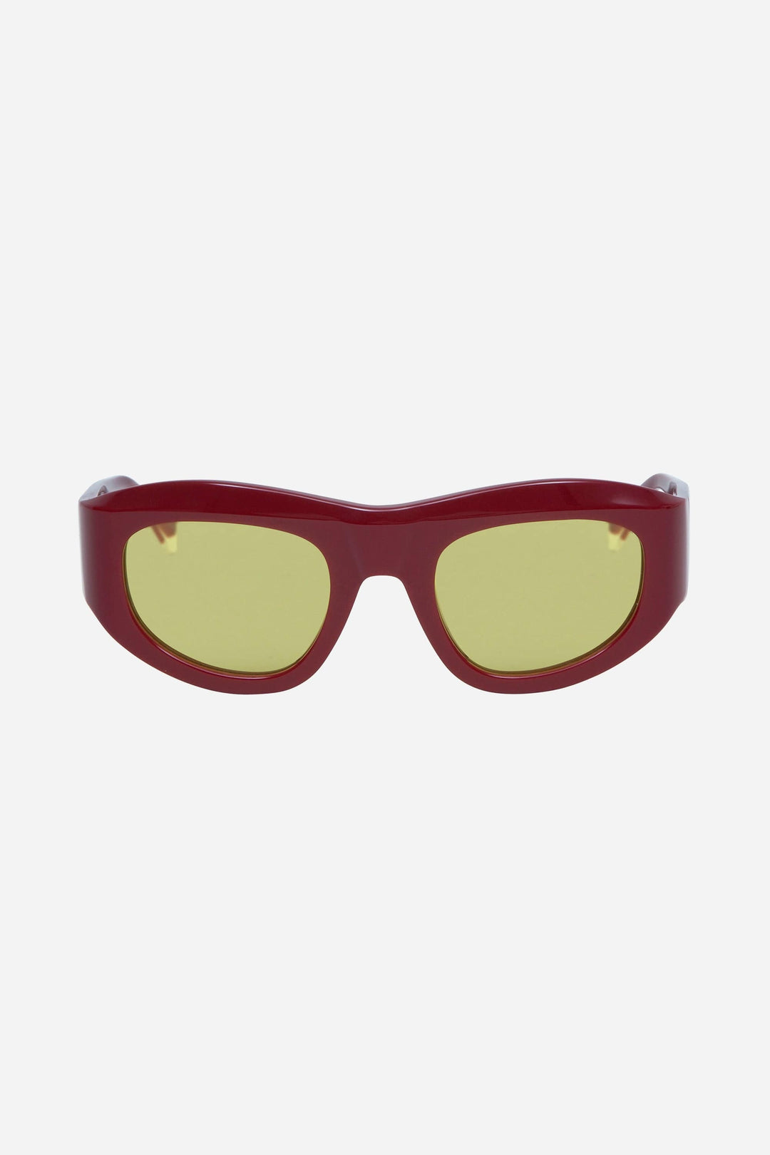 EXCLUSIVE Gigi Studios wrap around red sunglasses