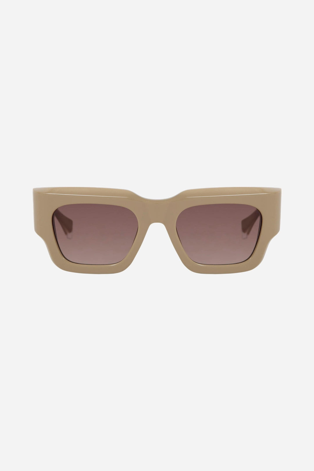 Gigi Studios nude squared bold sunglasses