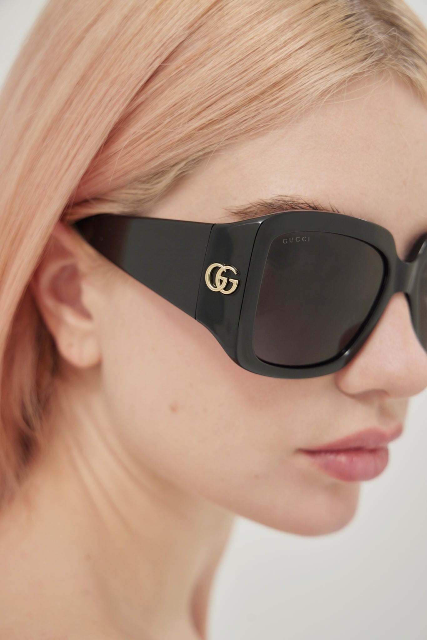 Gucci  wrap around black sunglasses