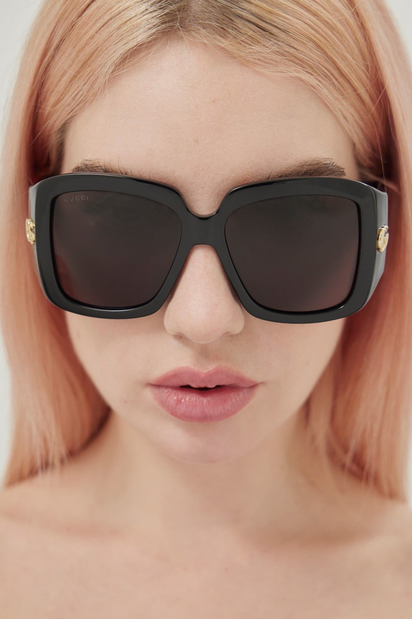 Gucci  wrap around black sunglasses