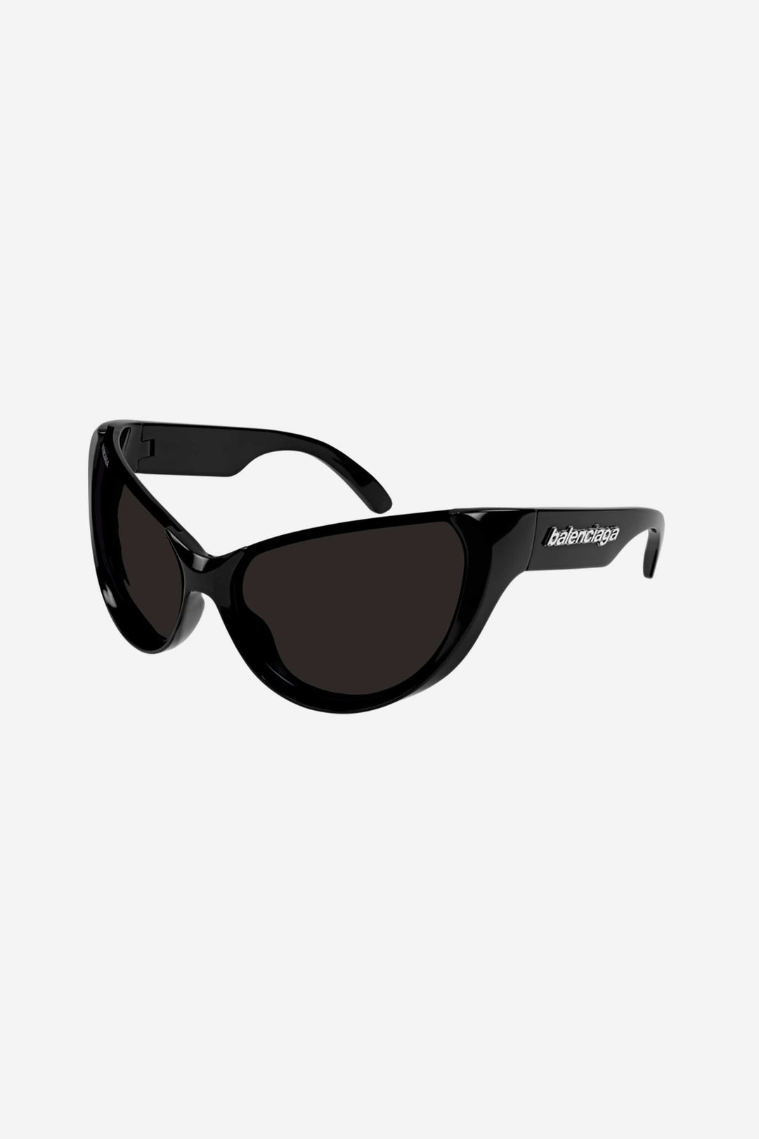 Balenciaga black wrap around sunglasses