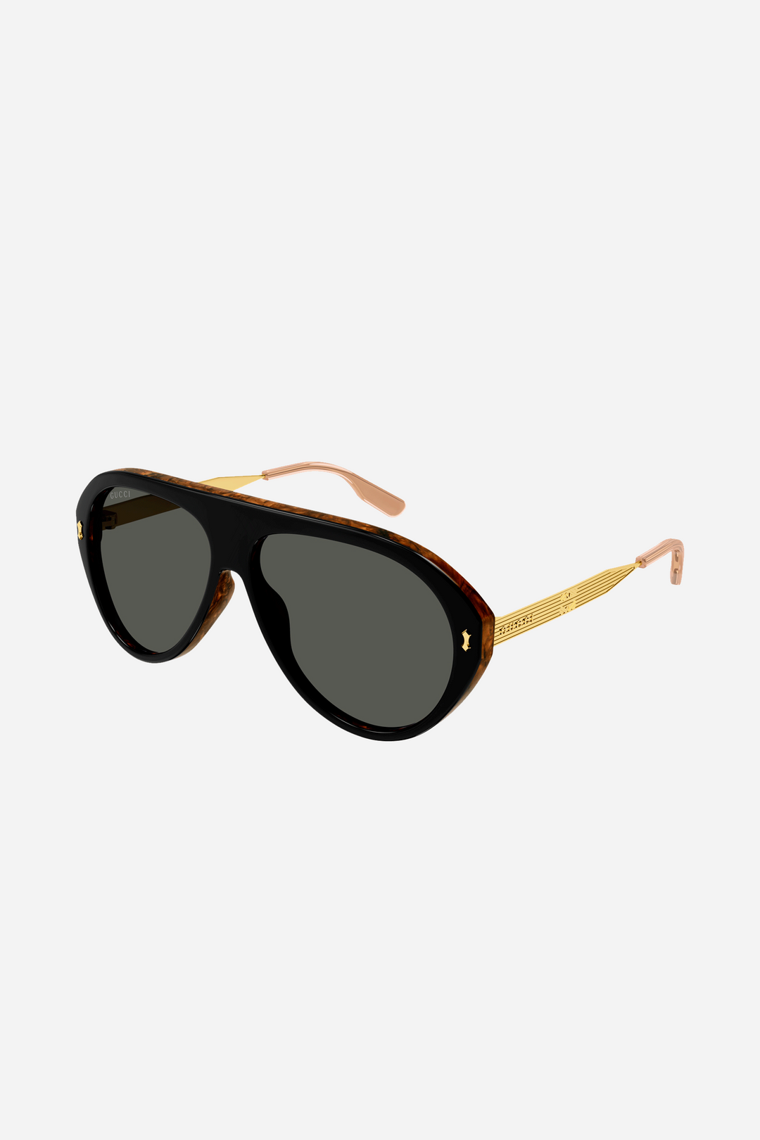 Gucci black pilot combined sunglasses