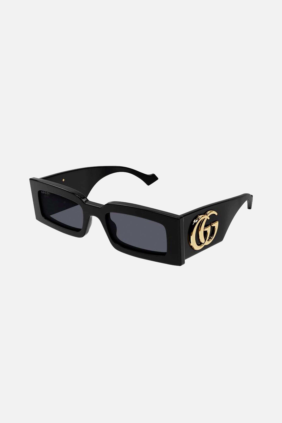 Gucci black rectangular sunglasses