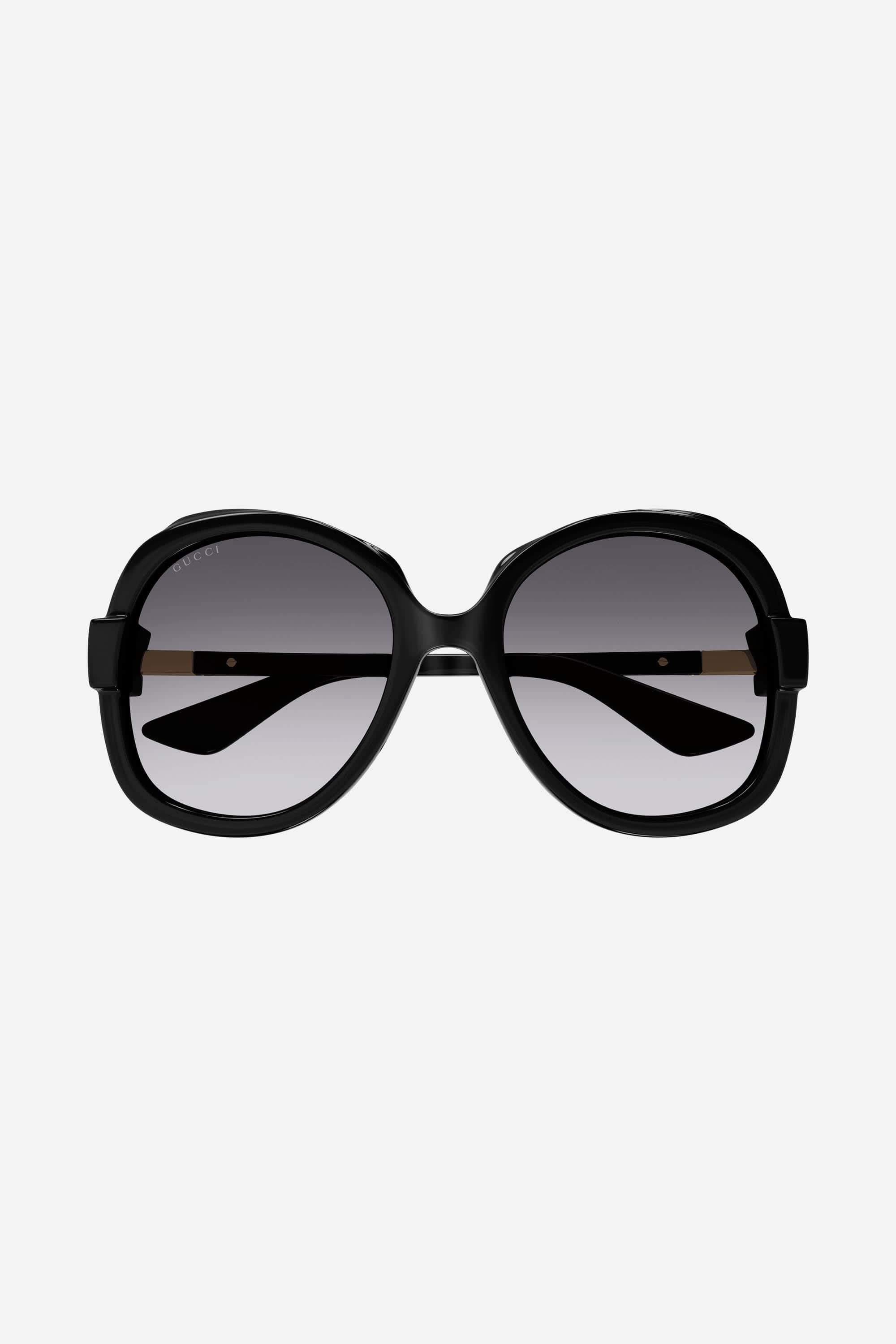 Gucci black round shape sunglasses