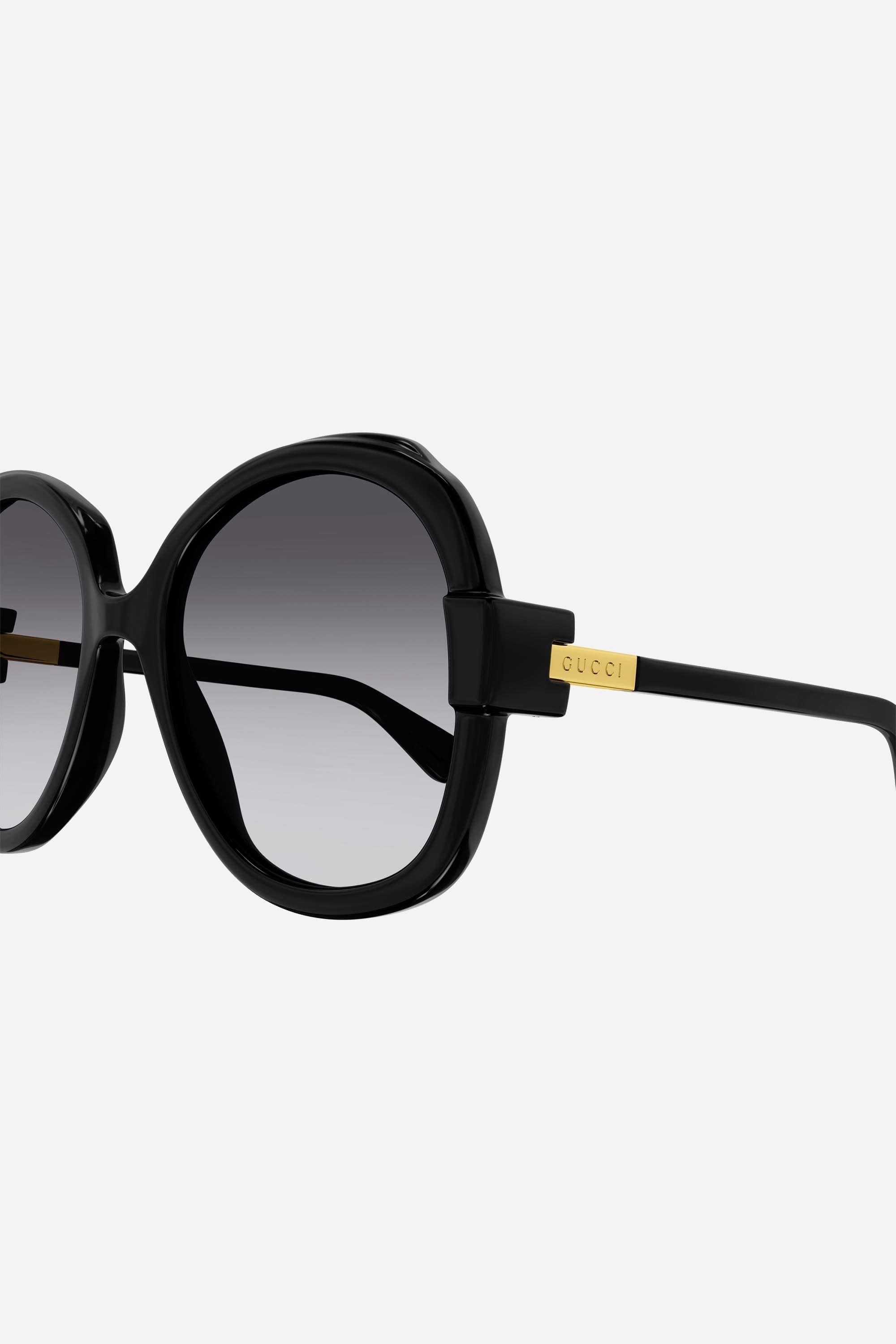 Gucci black round shape sunglasses