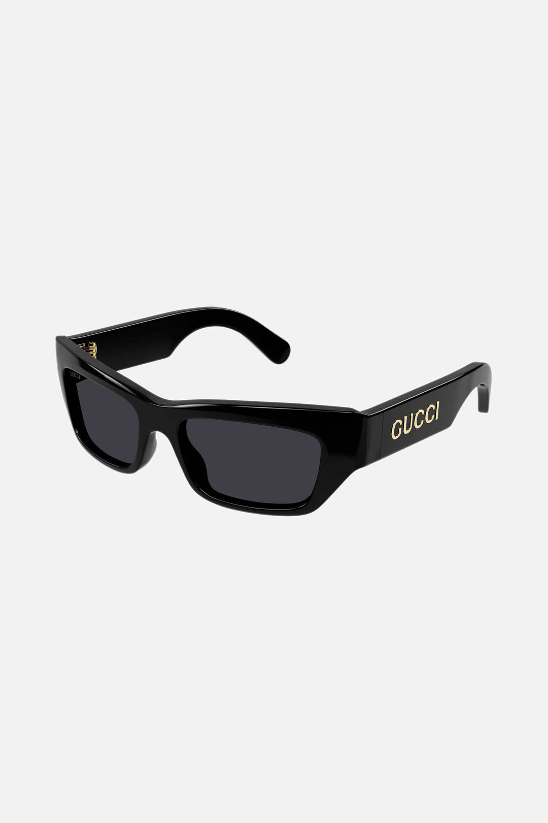 Gucci black runway wrap sunglasses