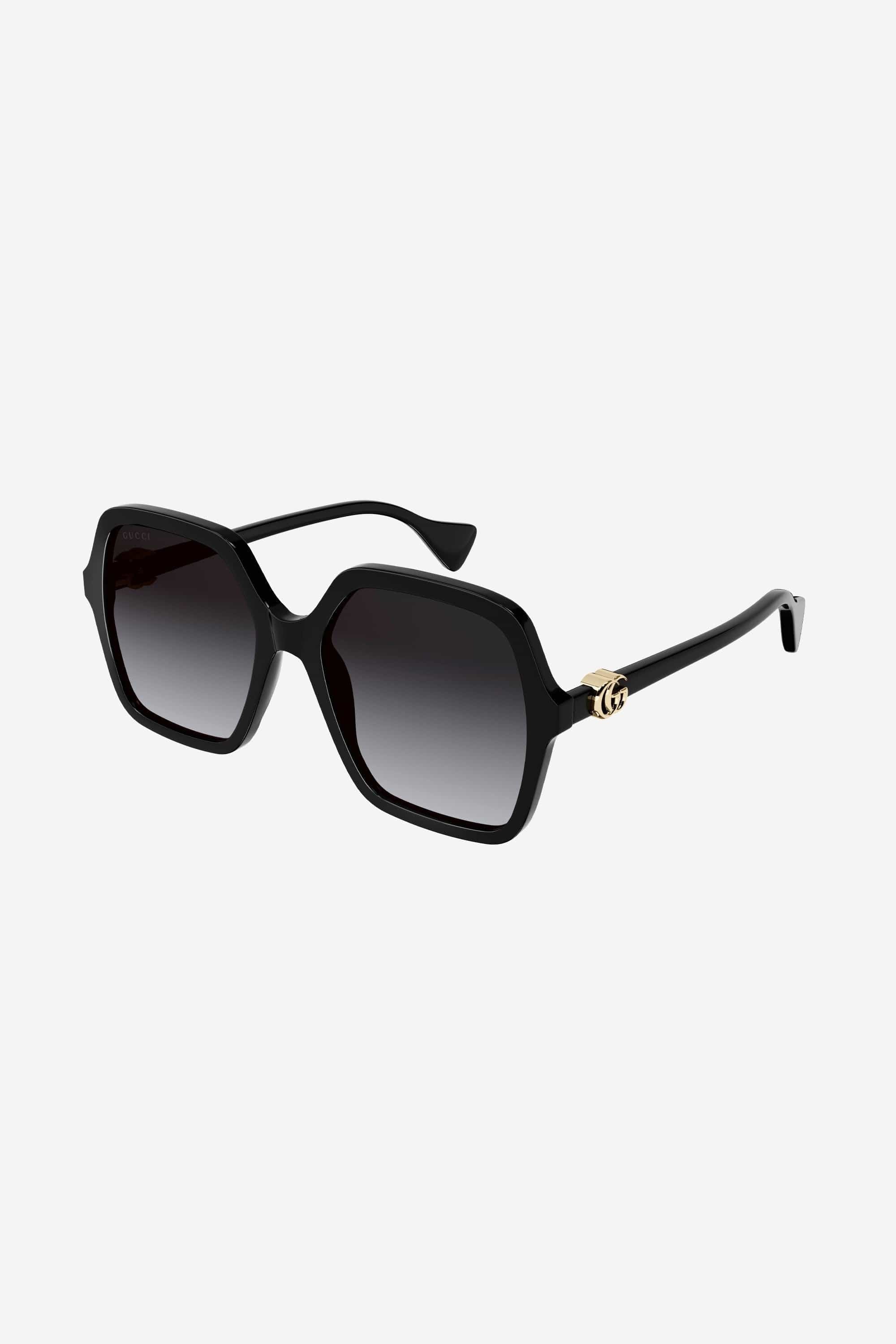 Gucci black square sunglasses