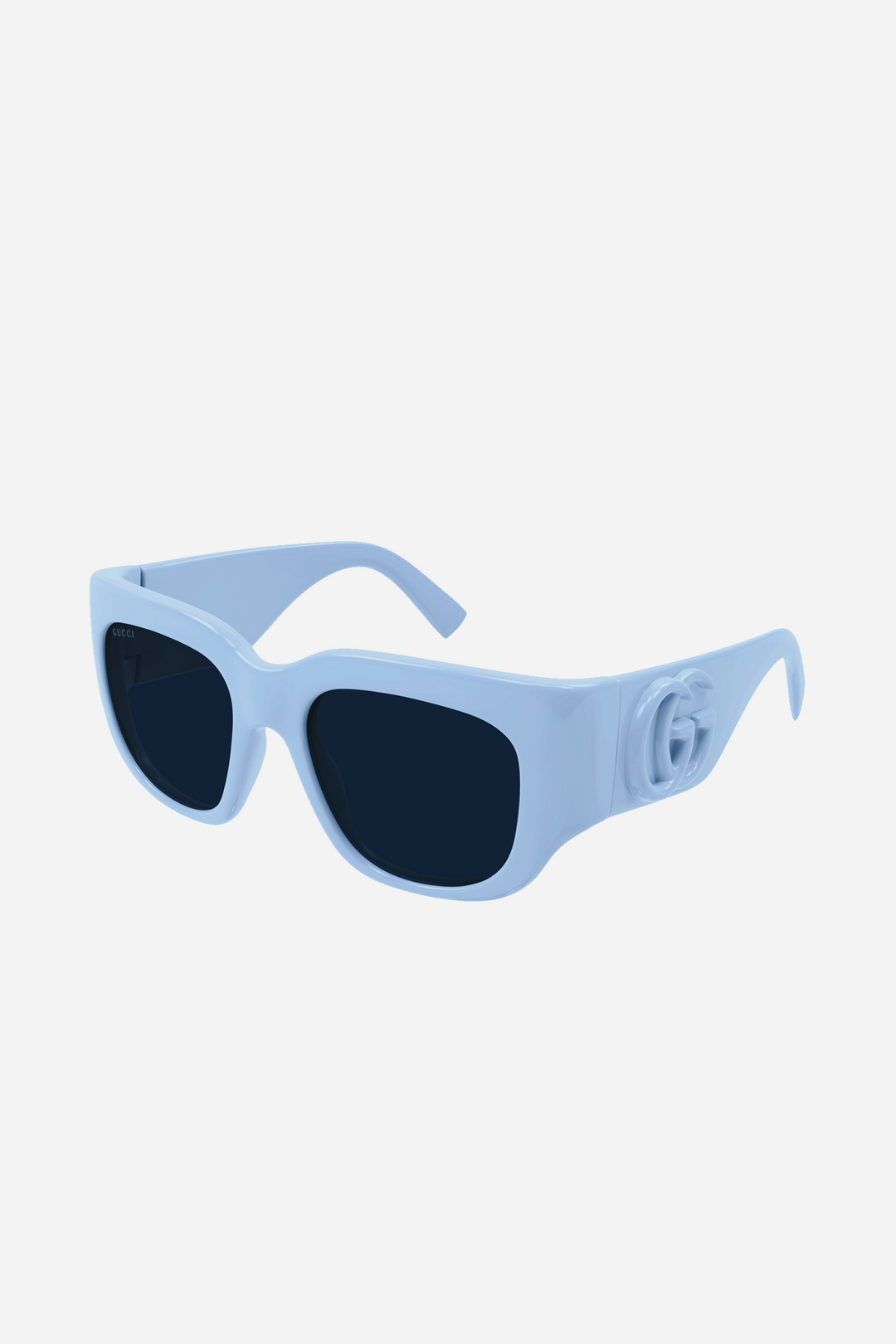 Gucci blue squared wrap sunglasses