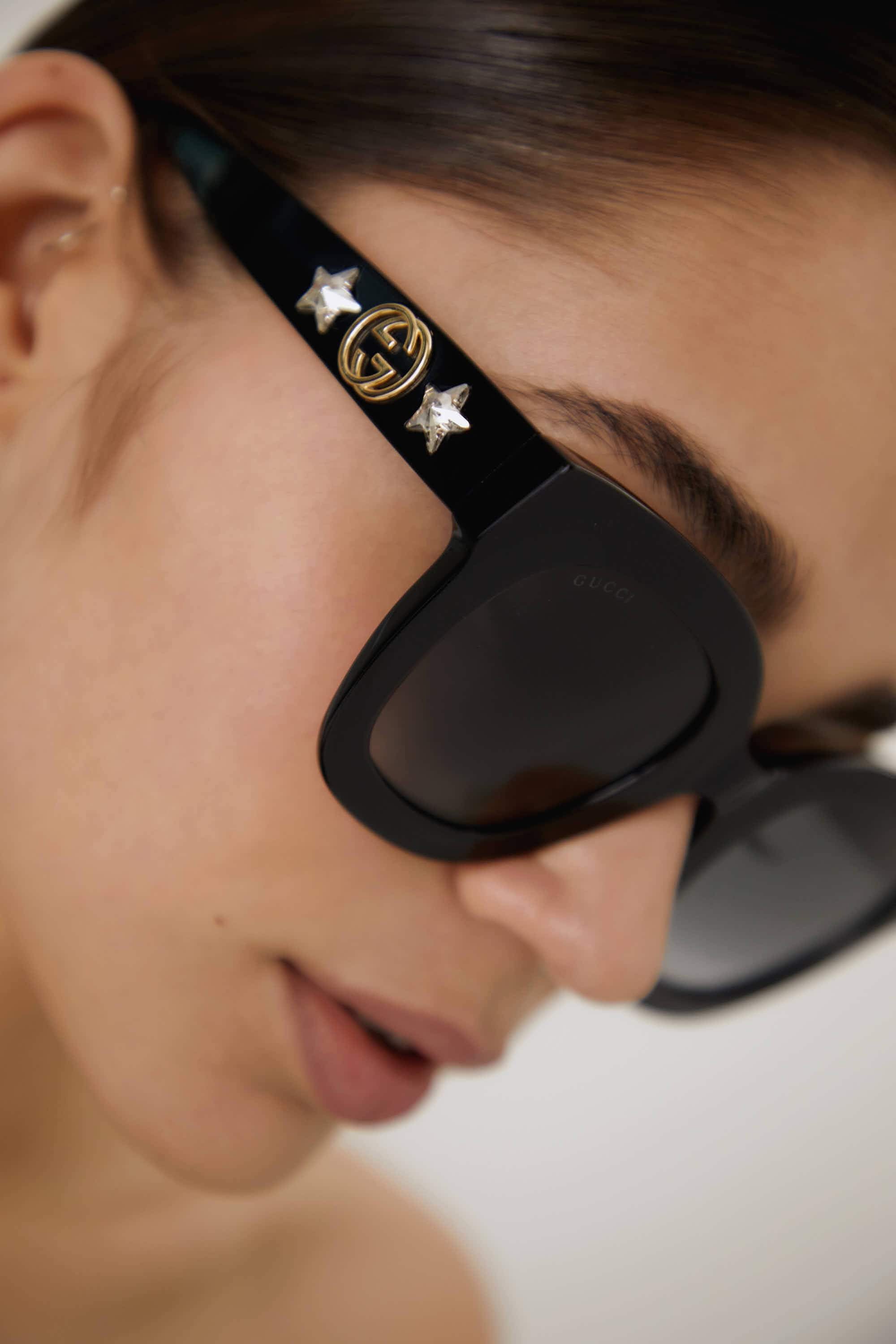 Gucci cat-eye femenine star sunglasses