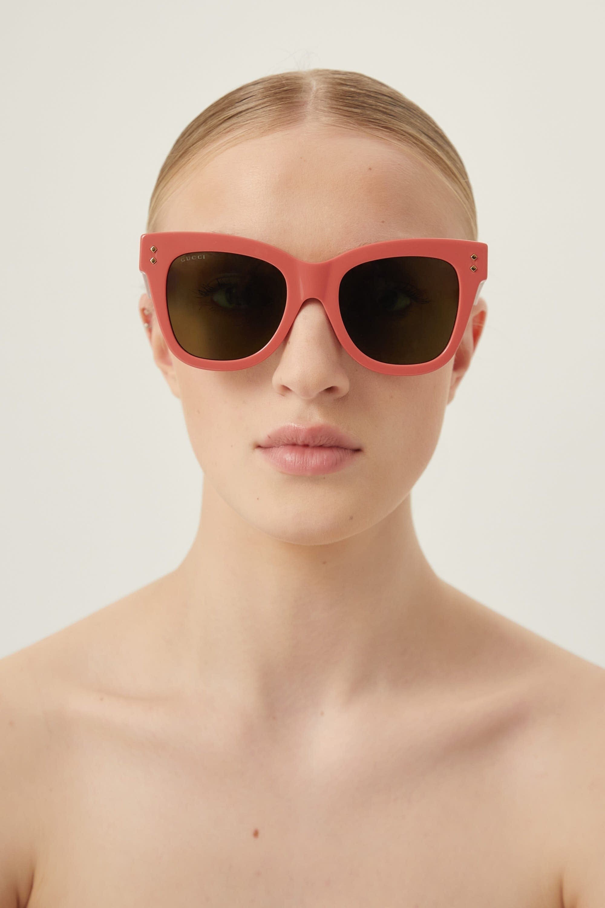 Gucci cat-eye pink sunglasses