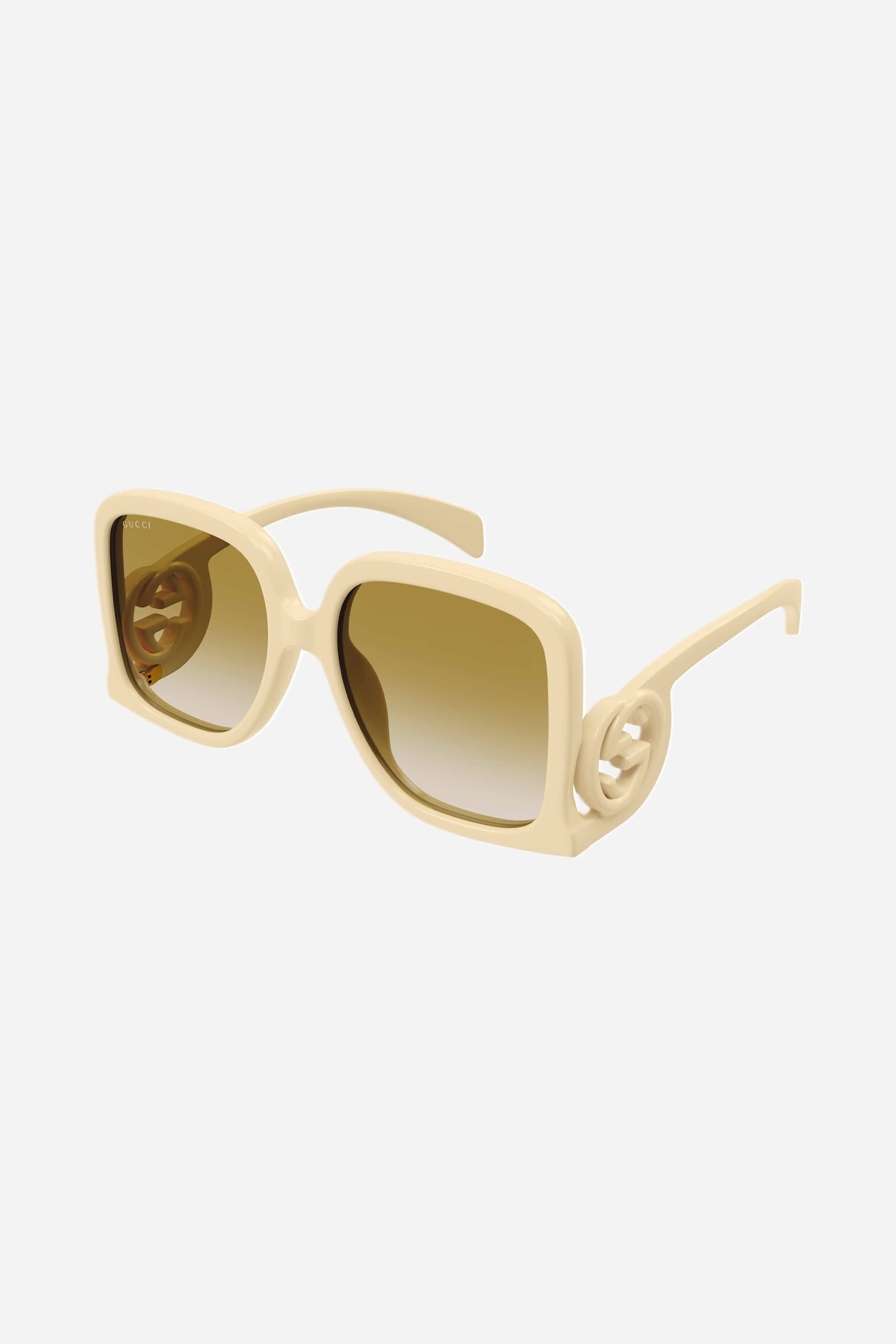 Gucci GG1326 ivory butterfly shape sunglasses