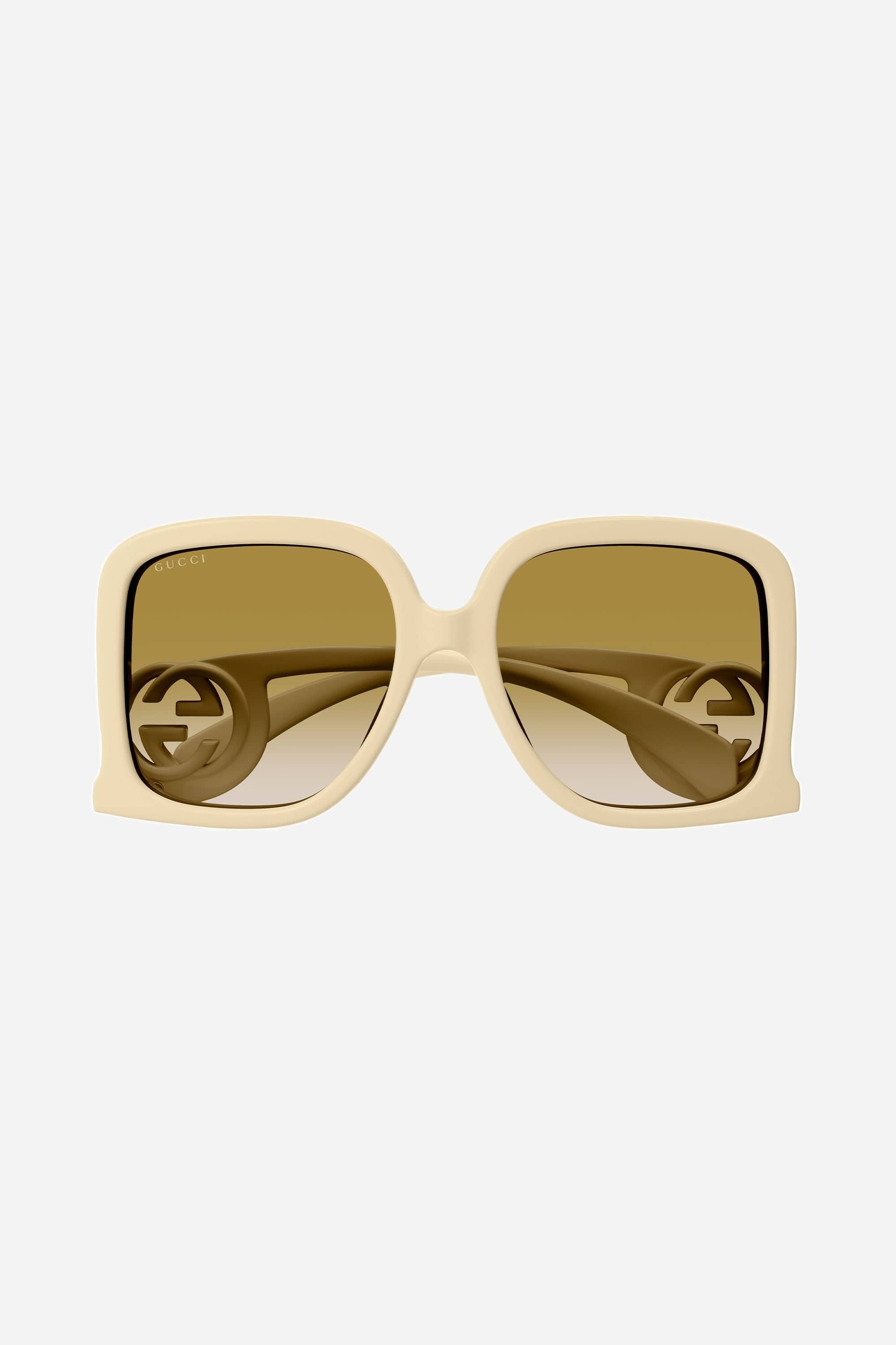 Gucci GG1326 ivory butterfly shape sunglasses