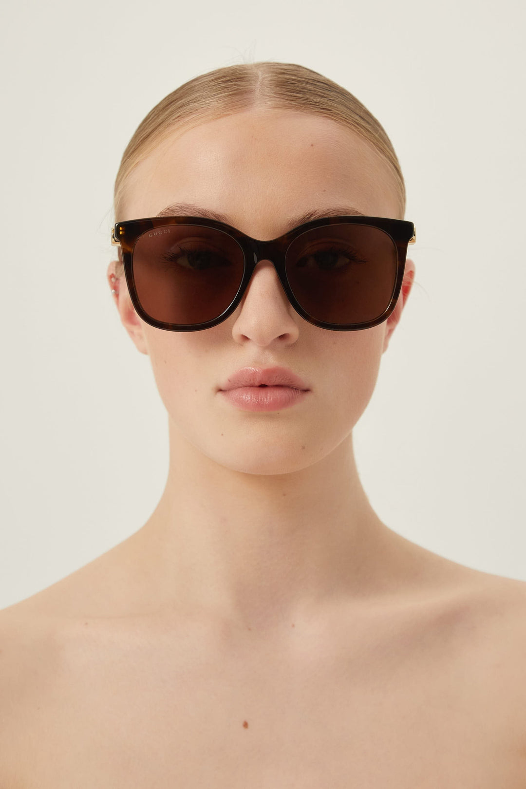 Gucci Havana cat-eye sunglasses