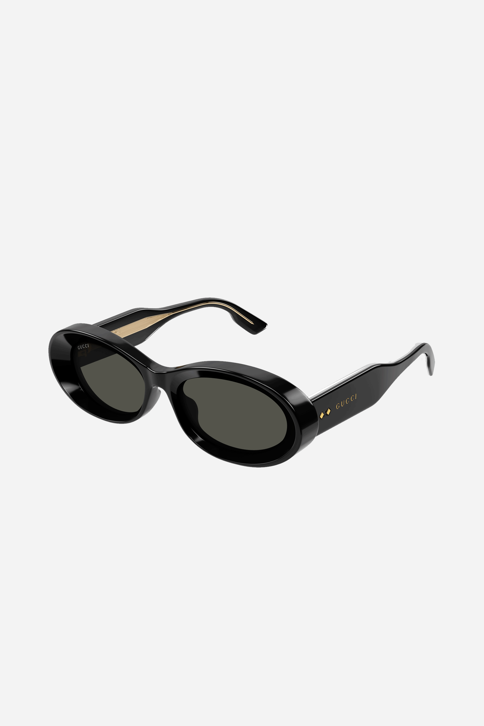 Gucci oval black sunglasses