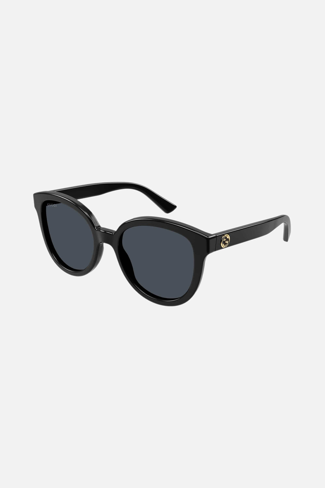 Gucci oversize cat eye round black sunglasses