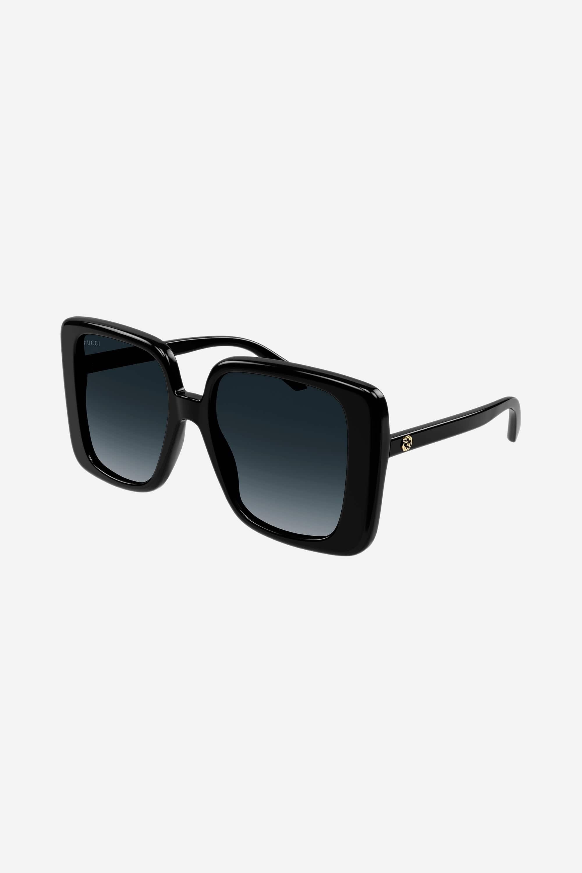 Gucci oversize square black sunglasses