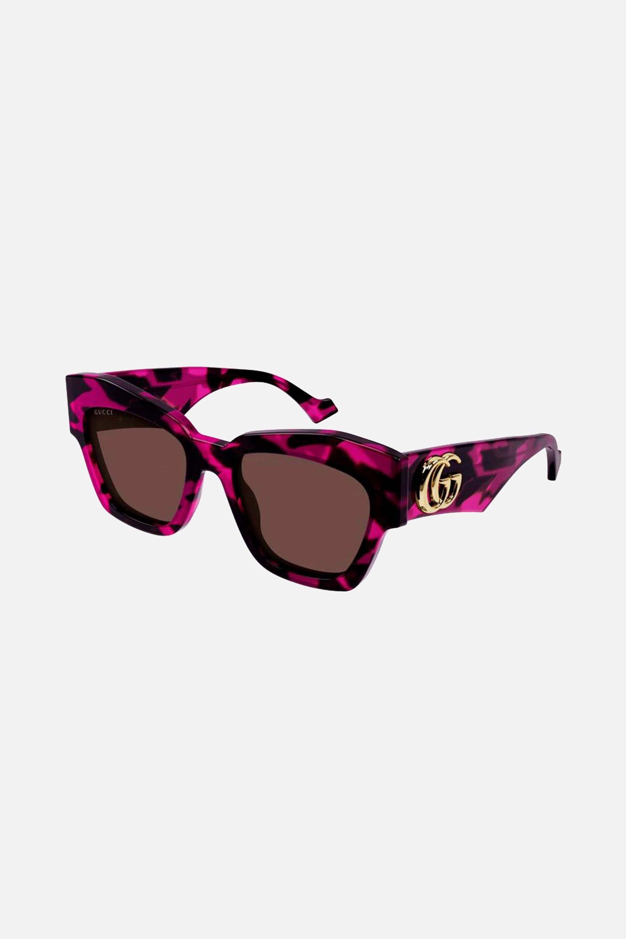 Gucci pink chuncky cat eye sunglasses