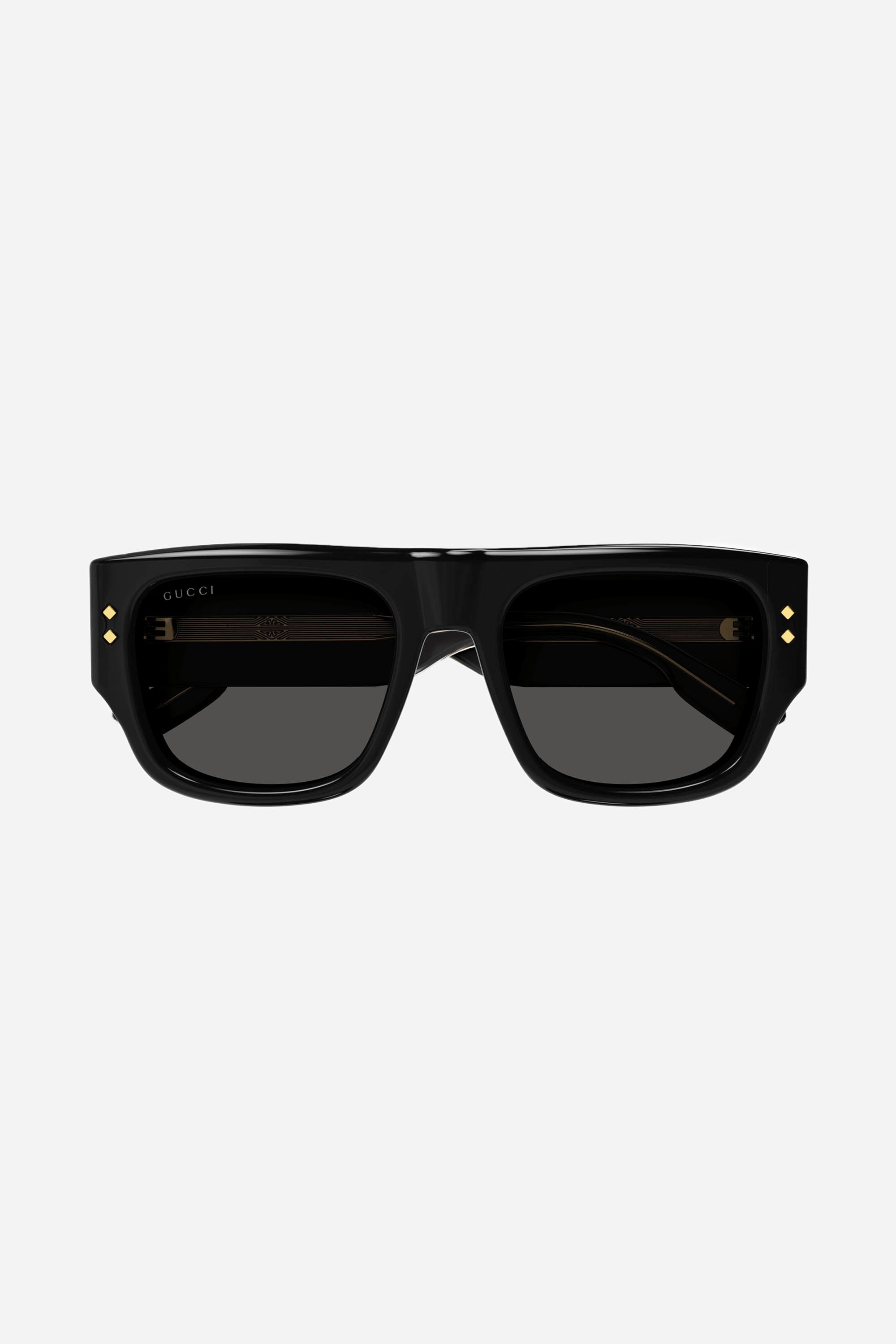 Gucci rectangular black sunglasses