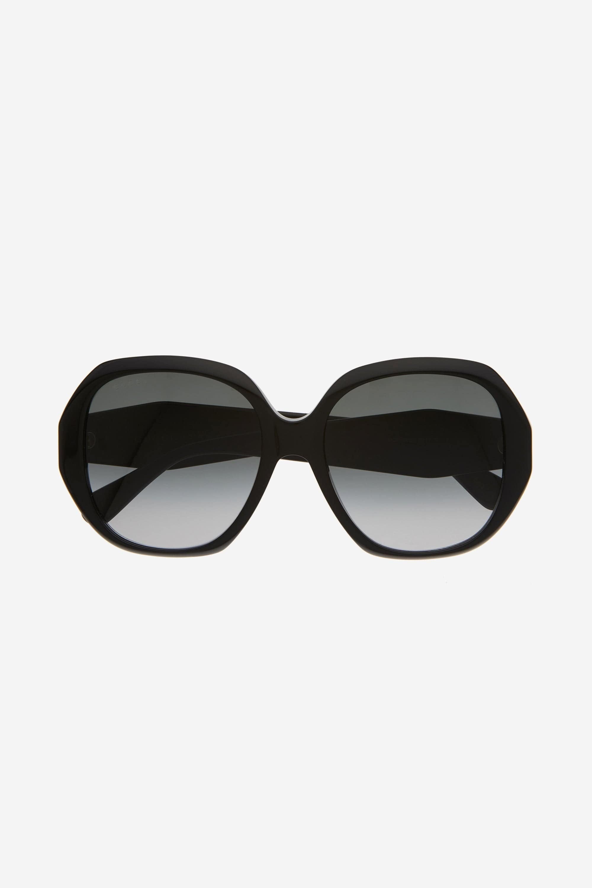 Gucci round black femenine sunglasses