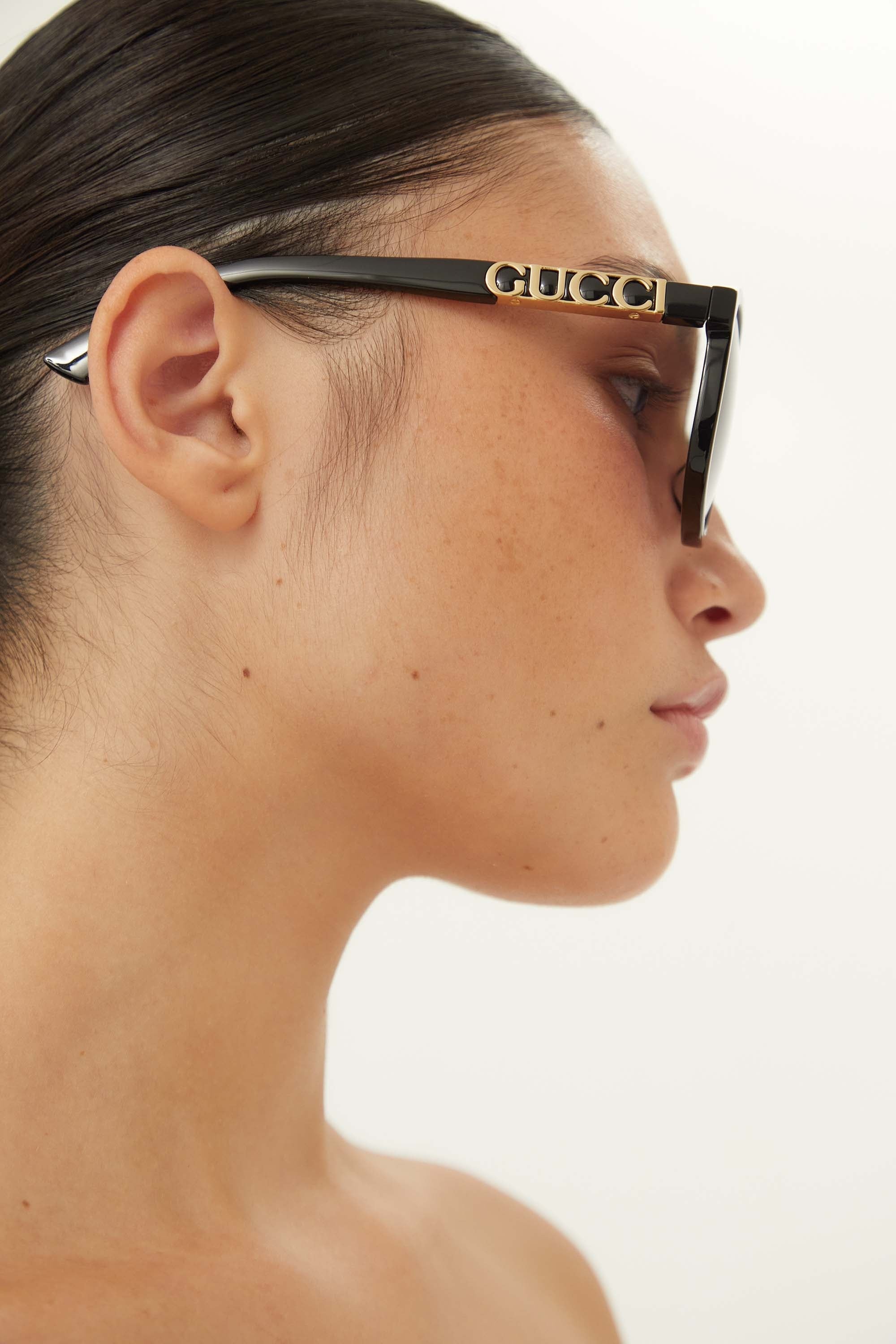 Gucci vintage look pilot sunglasses