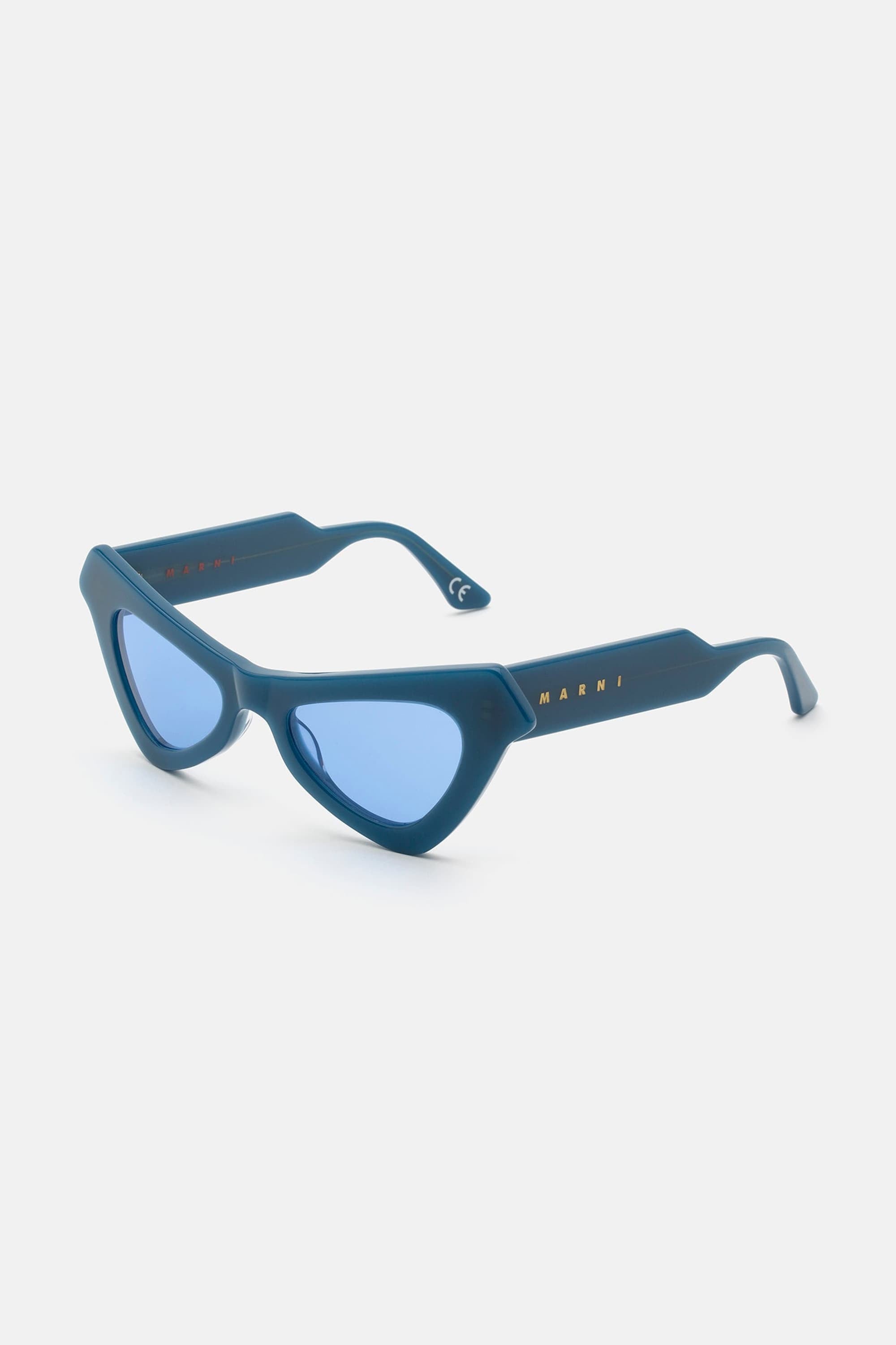 Marni cat-eye blue sunglasses