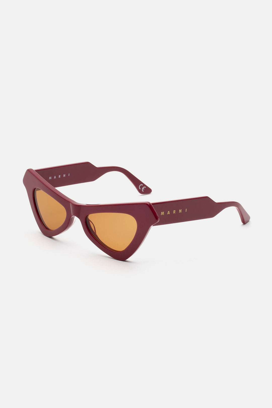 Marni cat-eye burgundy sunglasses