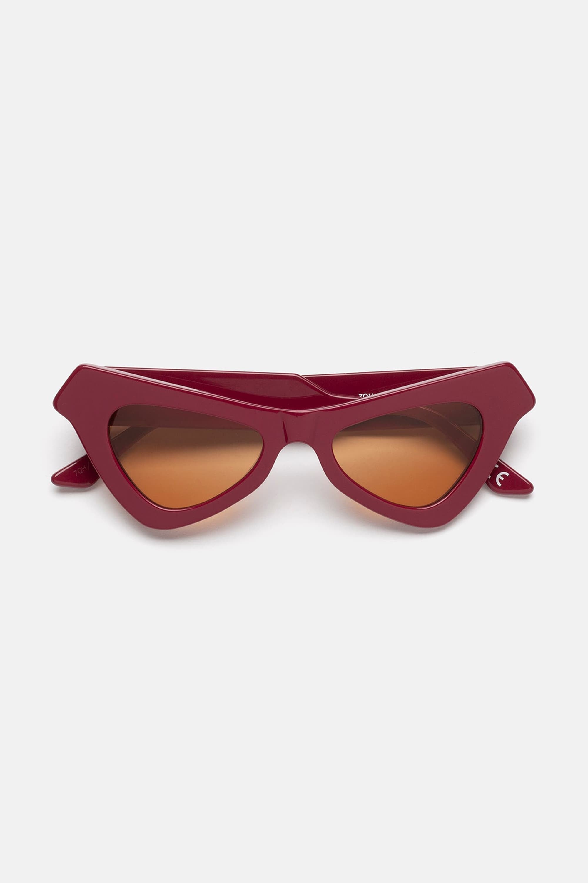 Marni cat-eye burgundy sunglasses