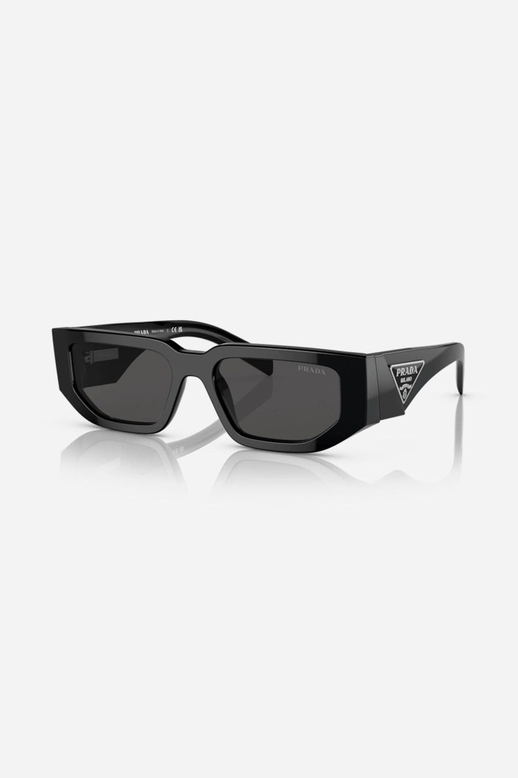 Prada black rectangular sunglasses