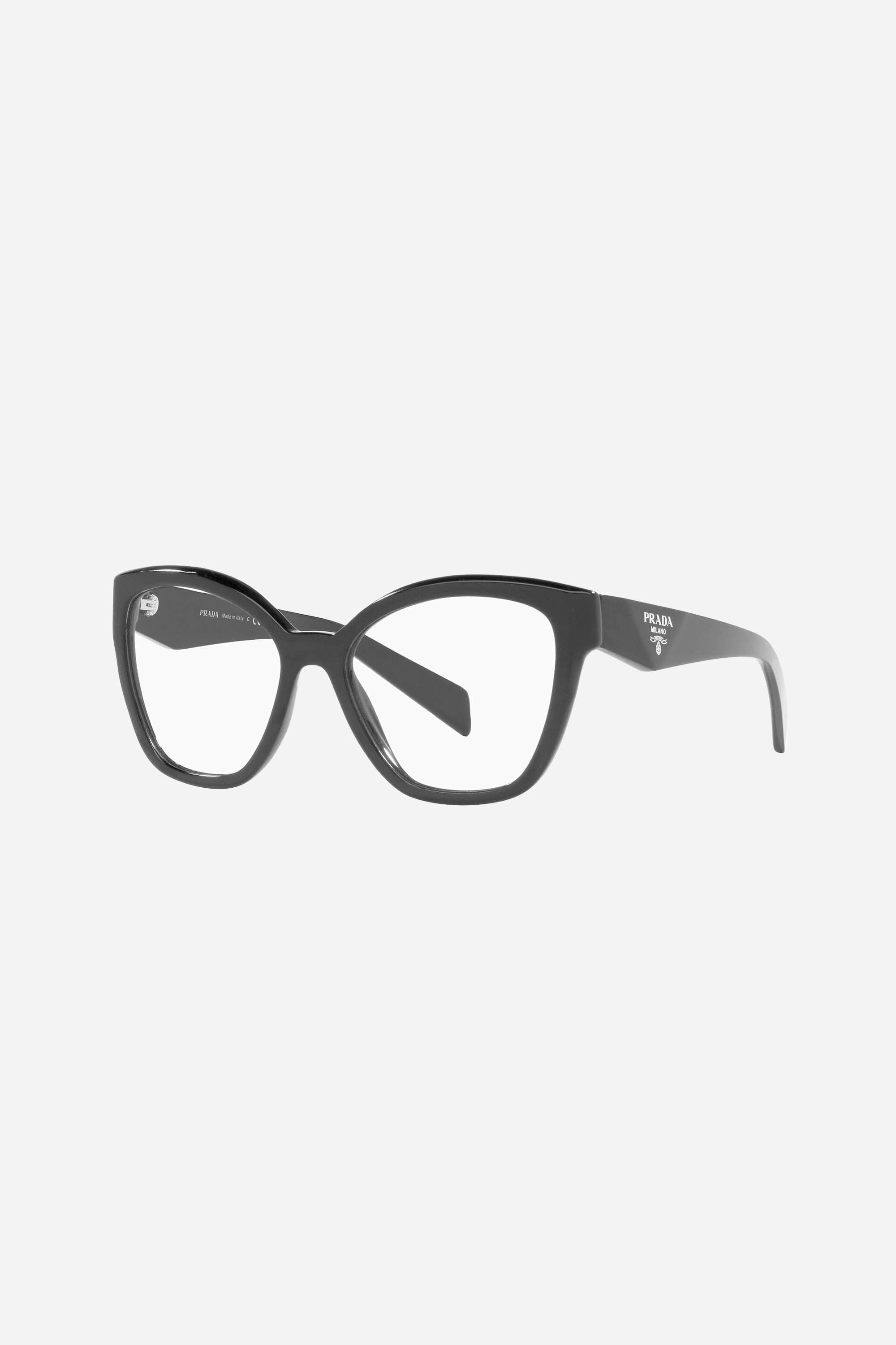 Prada cat eye oversized bold black frame