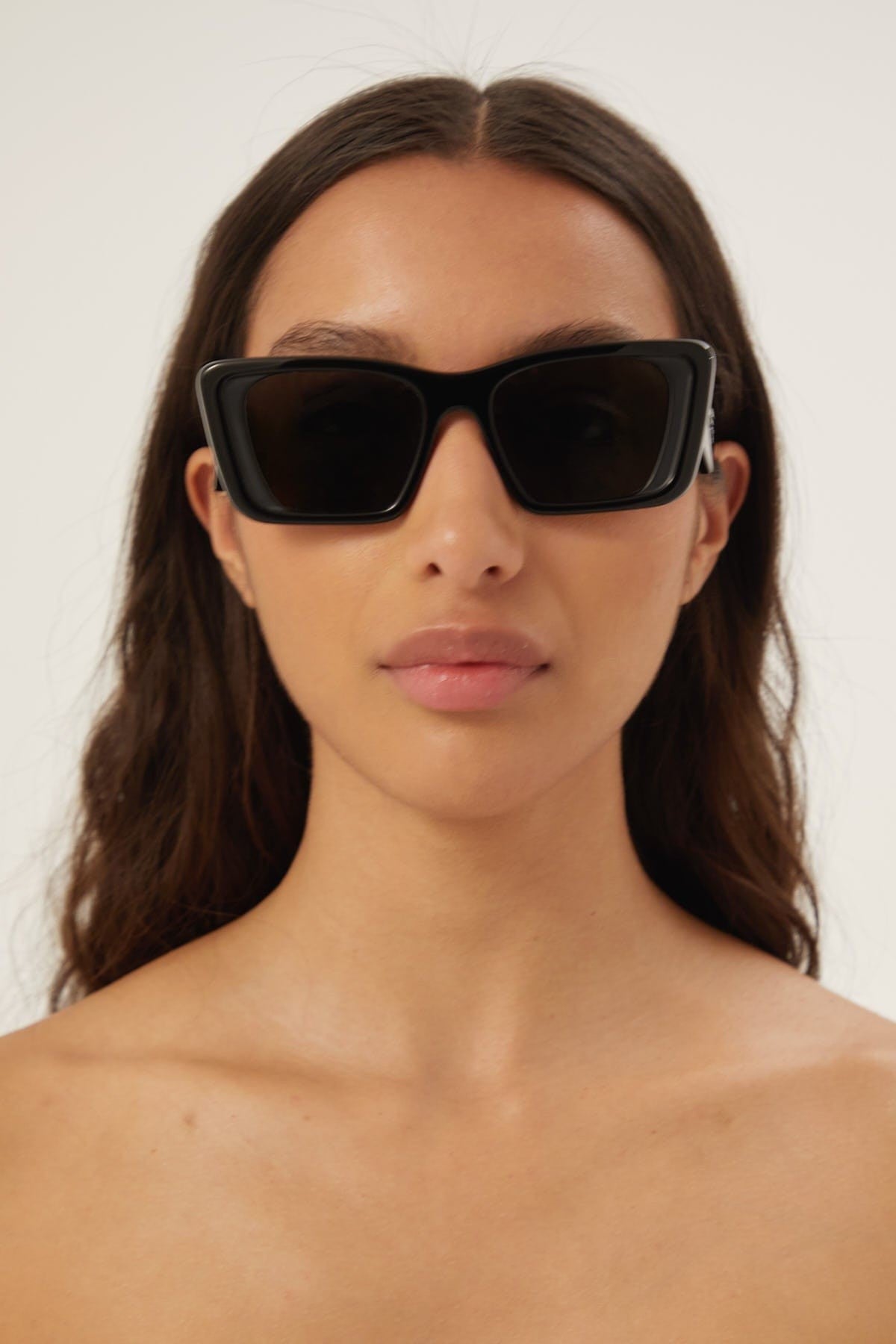 Prada cat-eye black sunglasses