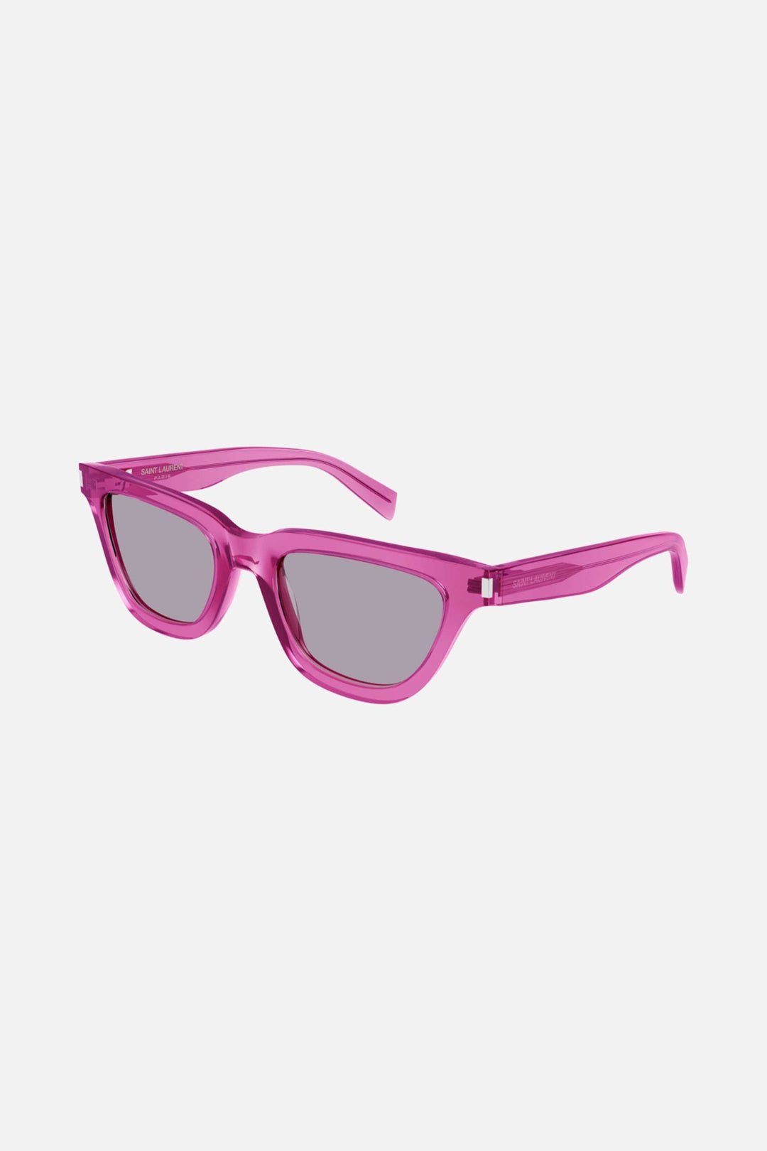 Saint Laurent angular SULPICE pink cat-eye sunglasses