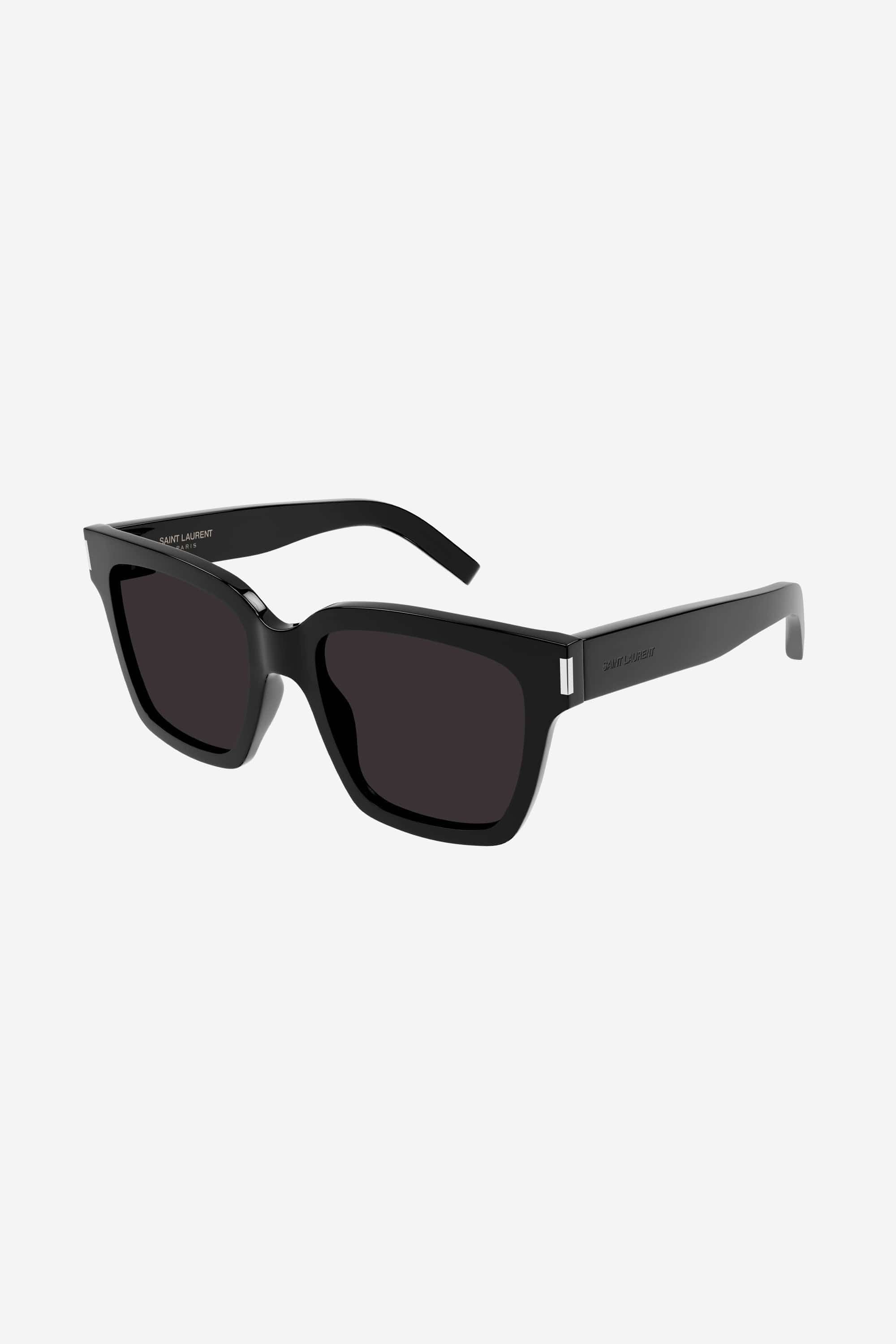 Saint Laurent black rectangular sunglasses