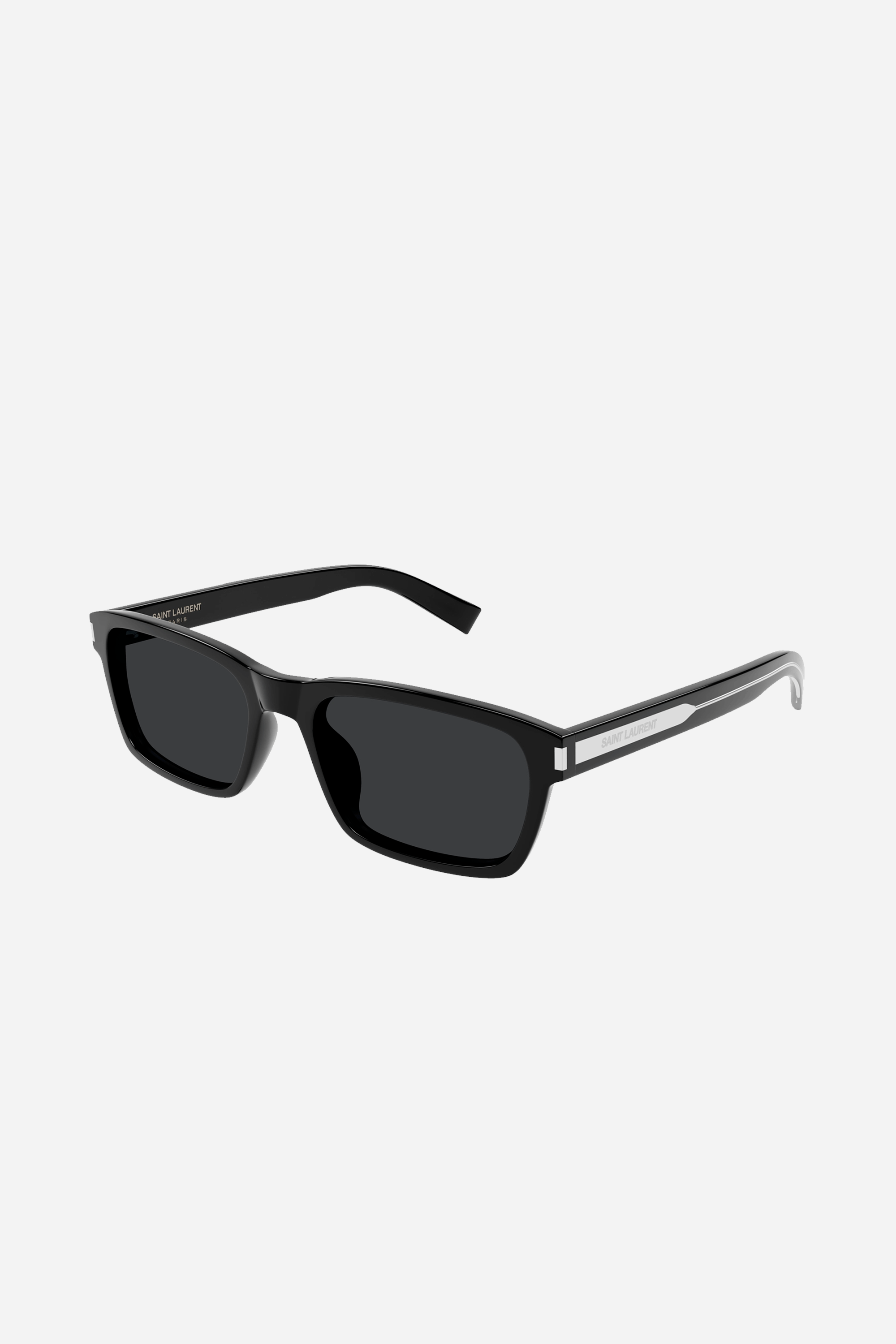 Saint Laurent black rectangular sunglasses