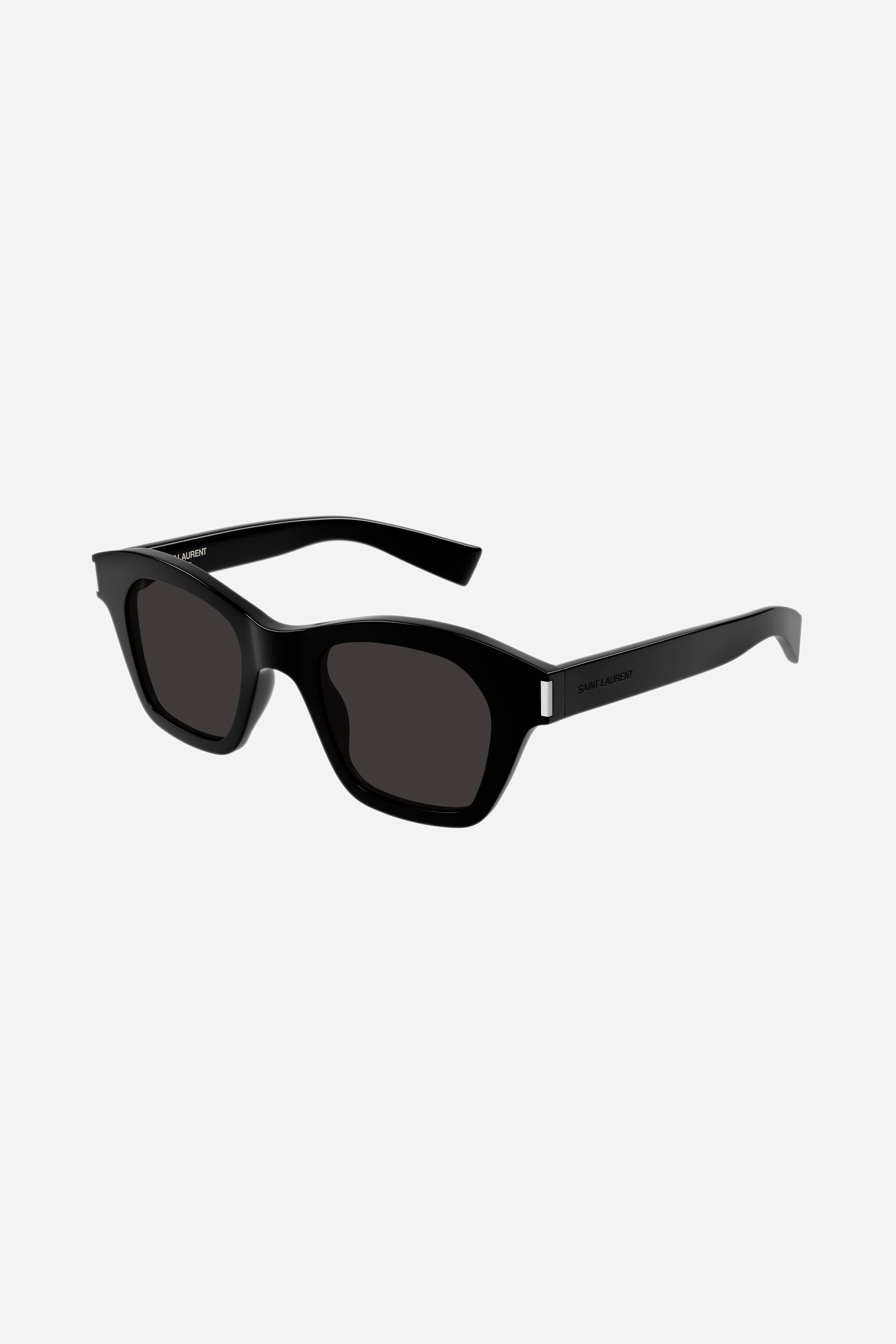 Saint Laurent bold cat-eye black sunglasses