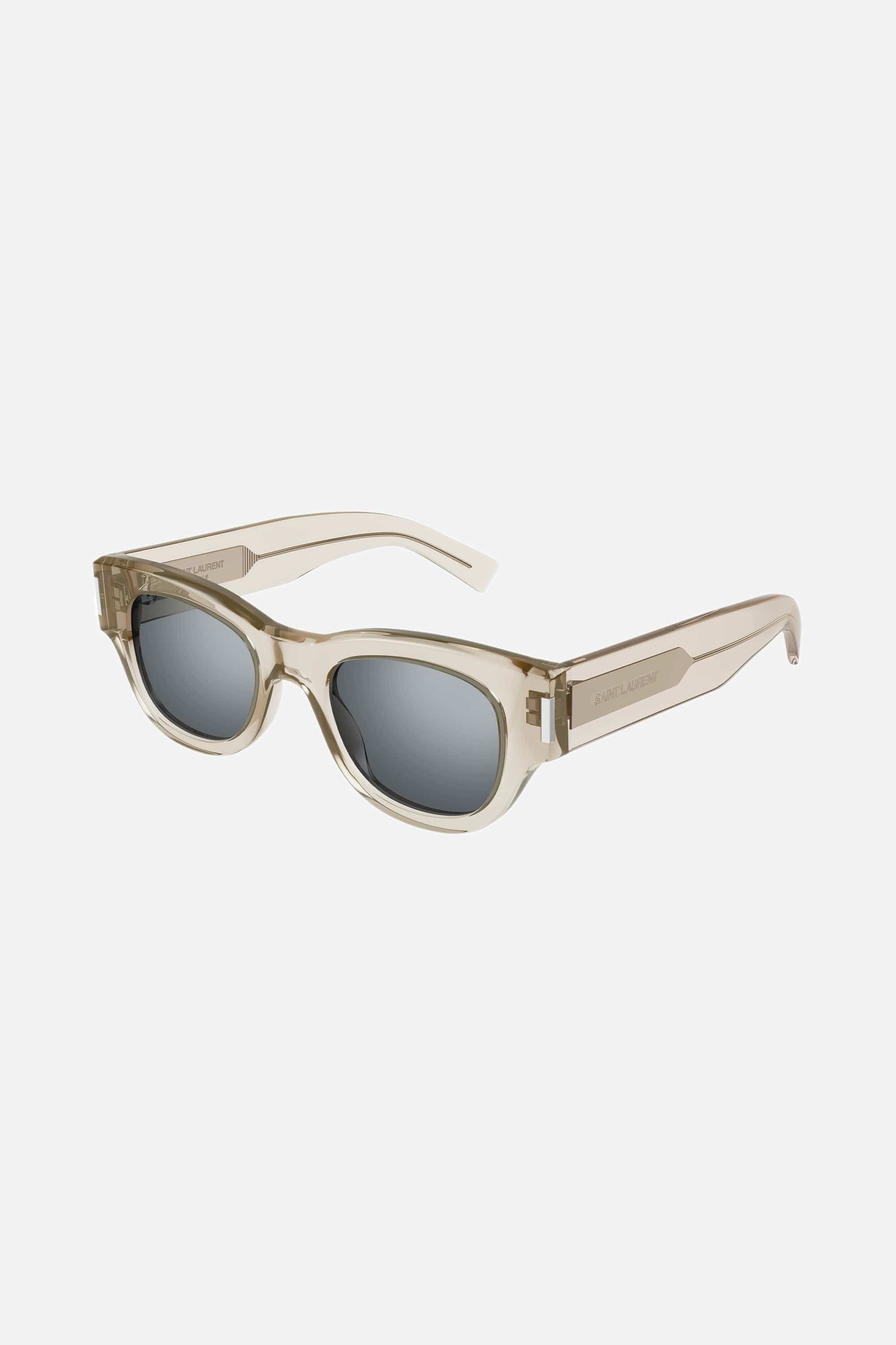 Saint Laurent bold oval crystal sunglasses