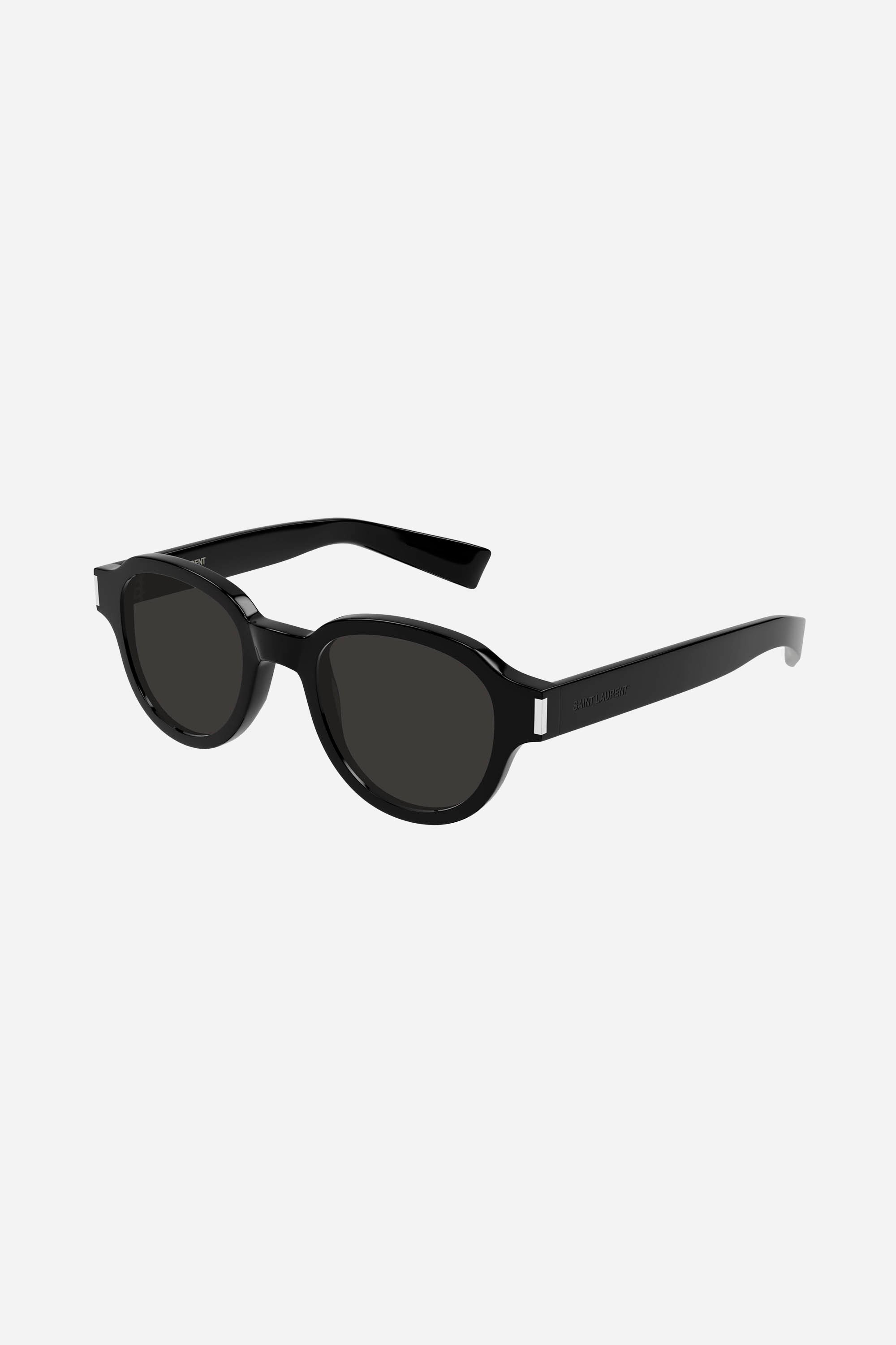 Saint Laurent bold round black sunglasses