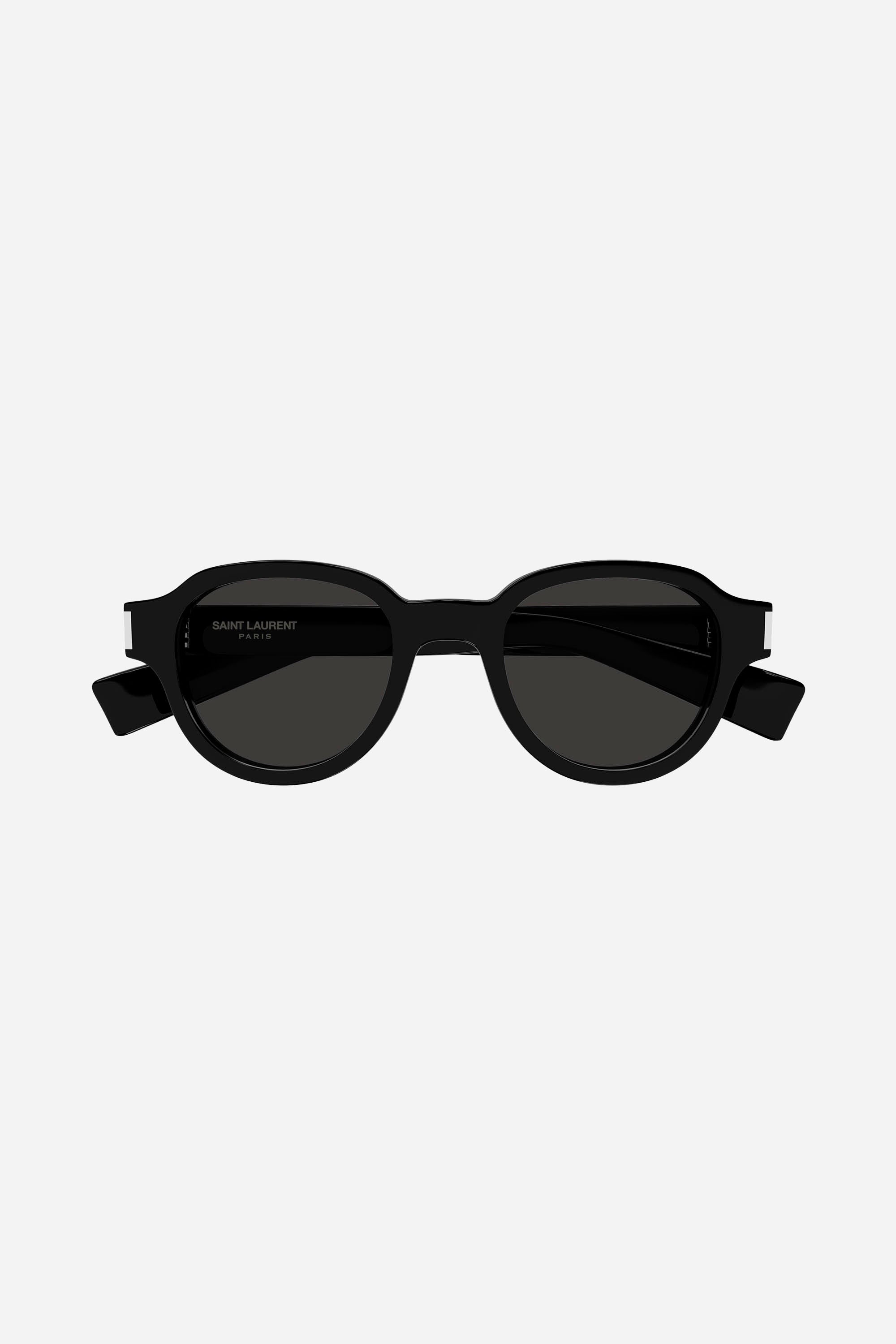 Saint Laurent bold round black sunglasses