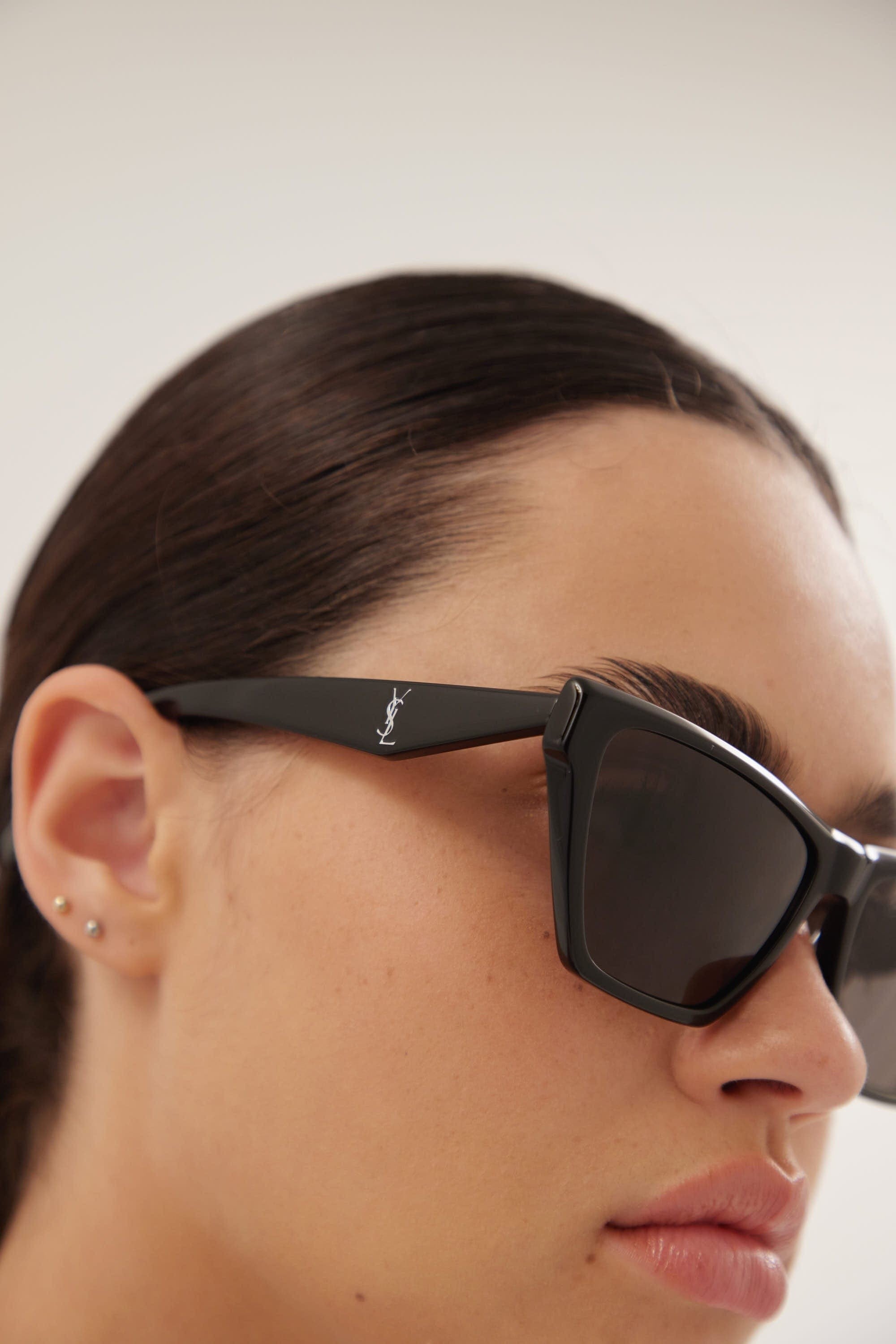 Saint Laurent cat eye black sunglasses