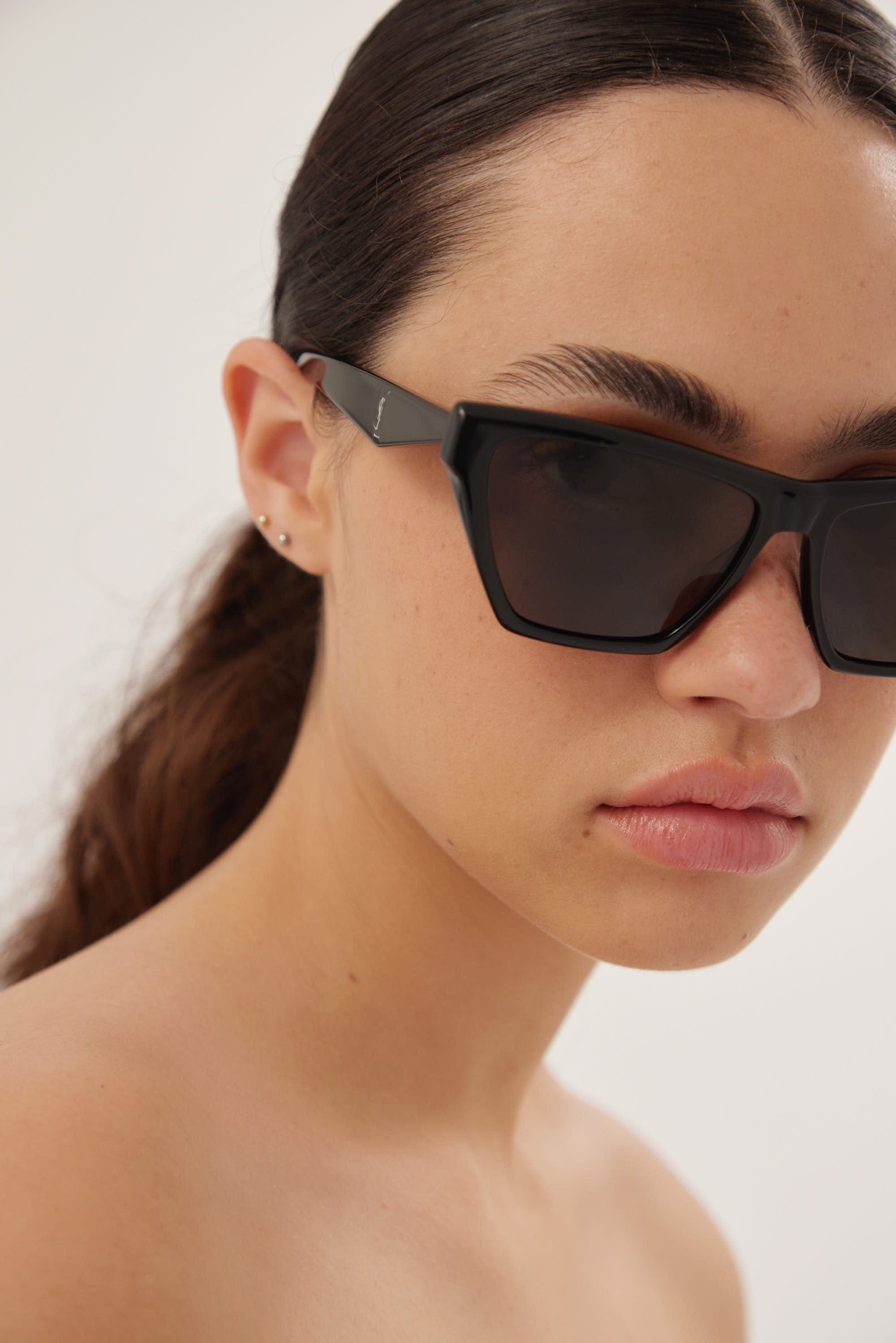 Saint Laurent cat eye black sunglasses