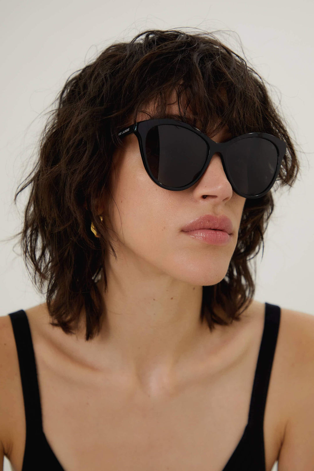 Saint Laurent cat-eye black sunglasses