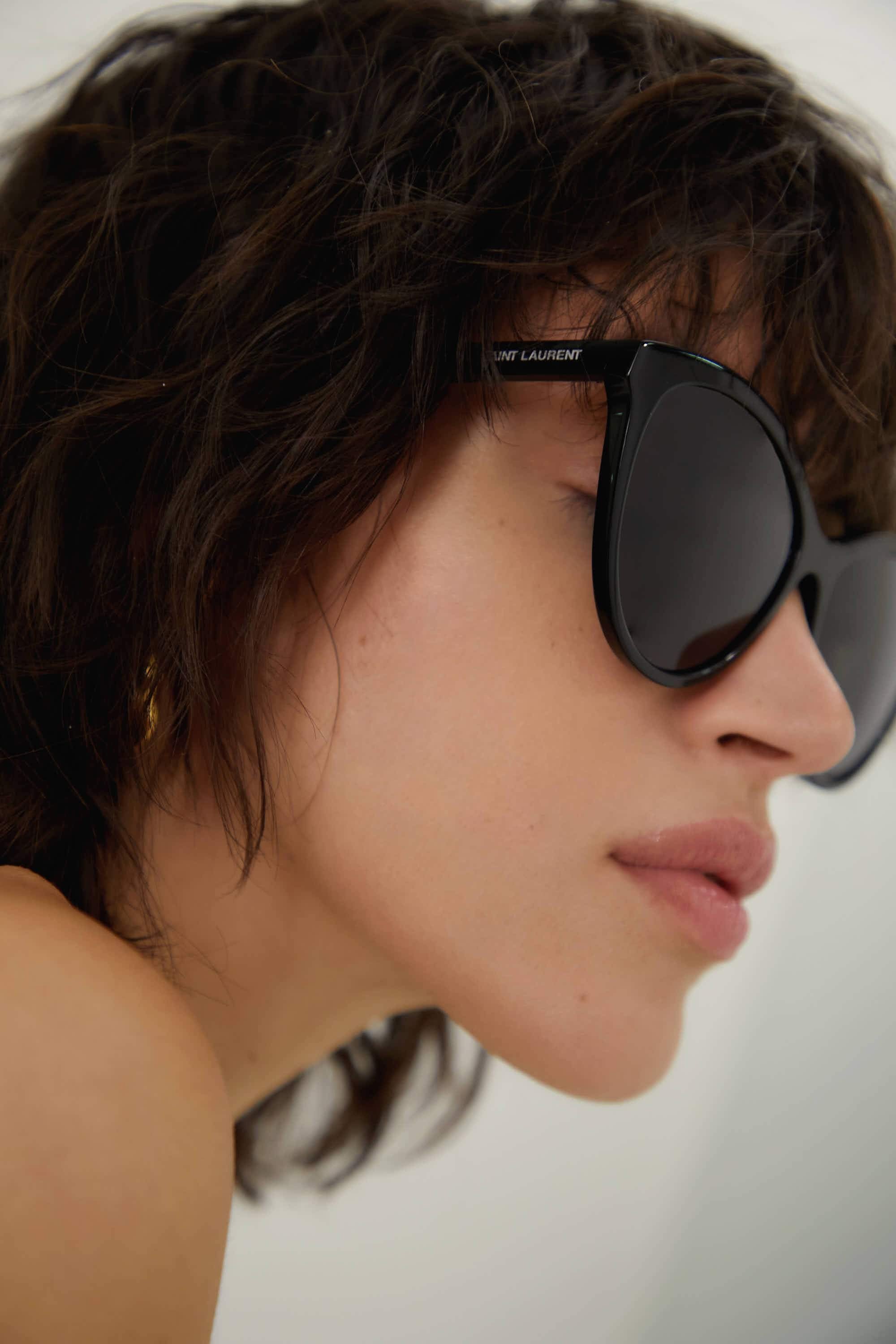 Saint Laurent cat-eye black sunglasses