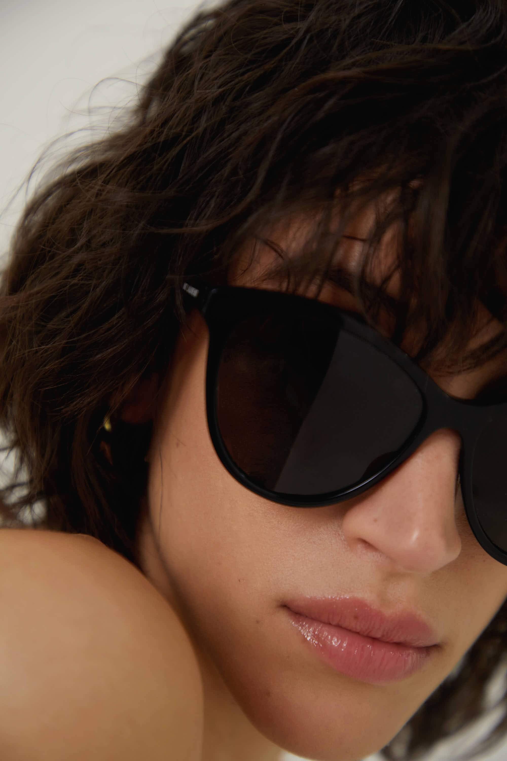 Saint Laurent cat-eye black sunglasses