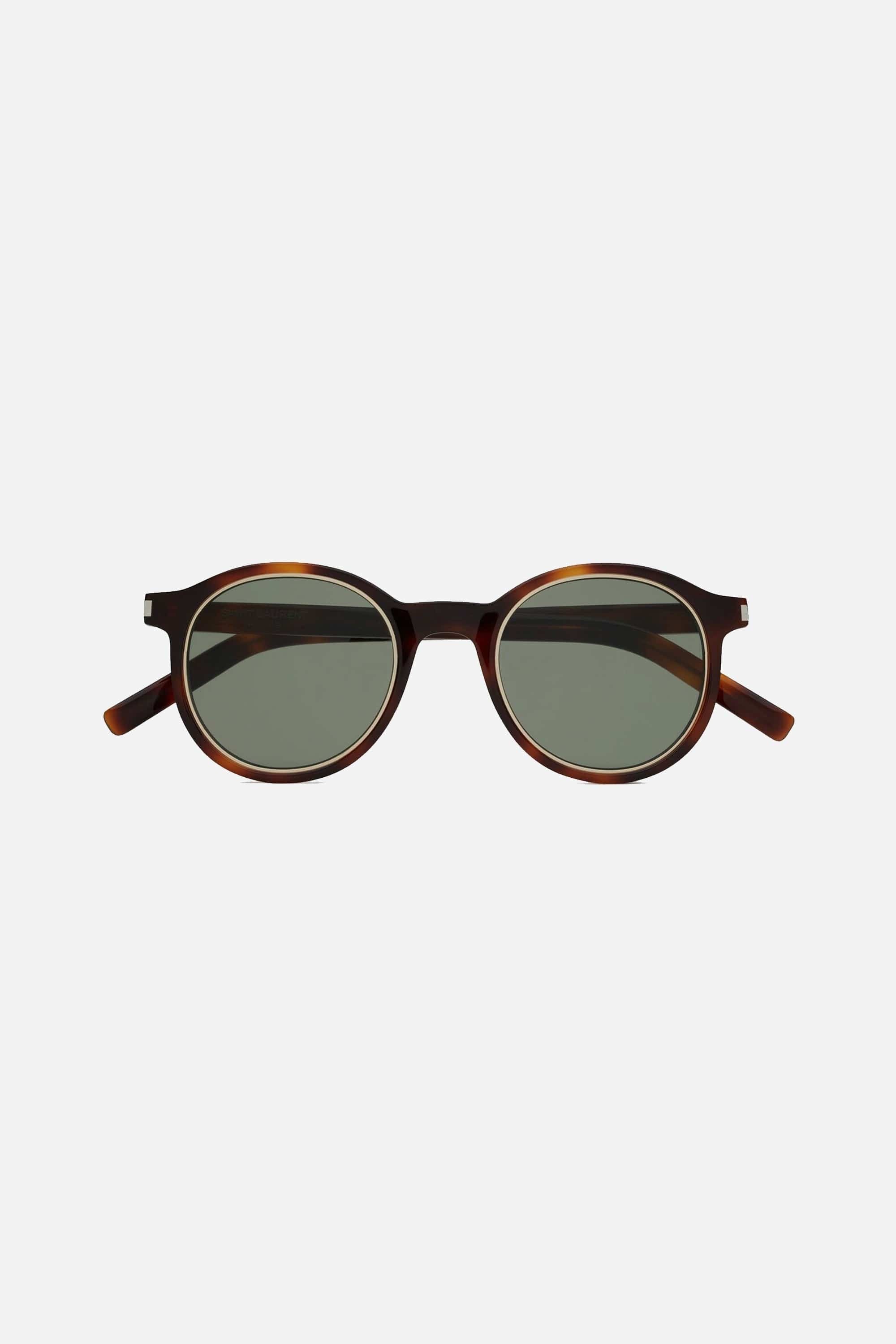 Saint Laurent classic havana round sunglasses