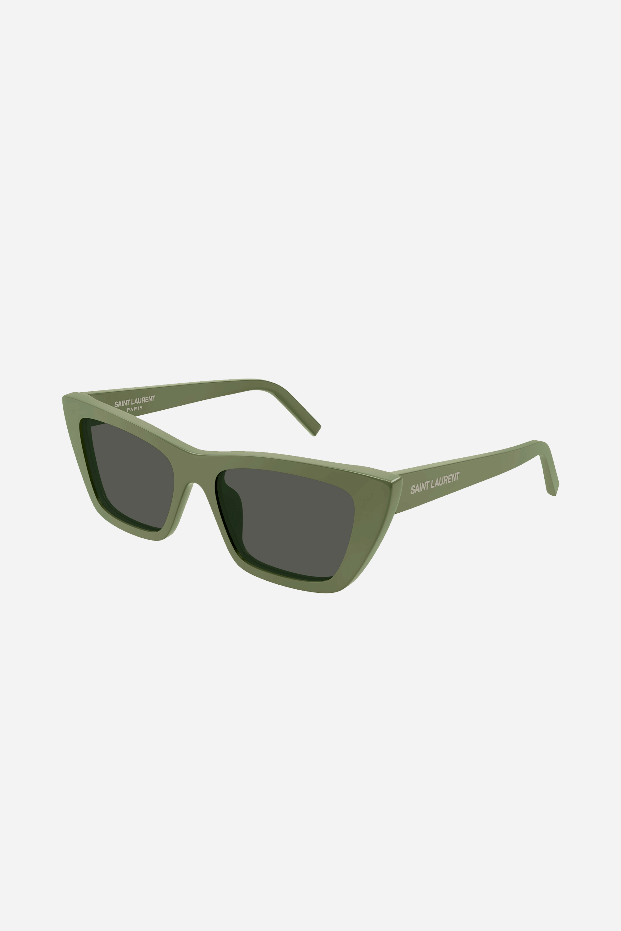 Saint Laurent green cat eye sunglasses