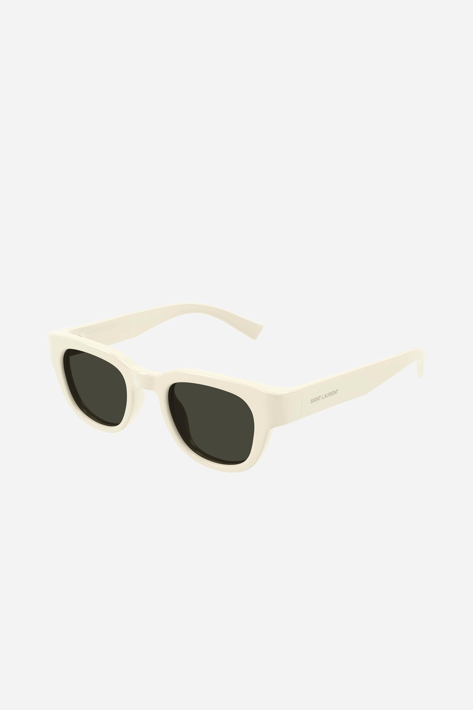 Saint Laurent ivory square sunglasses