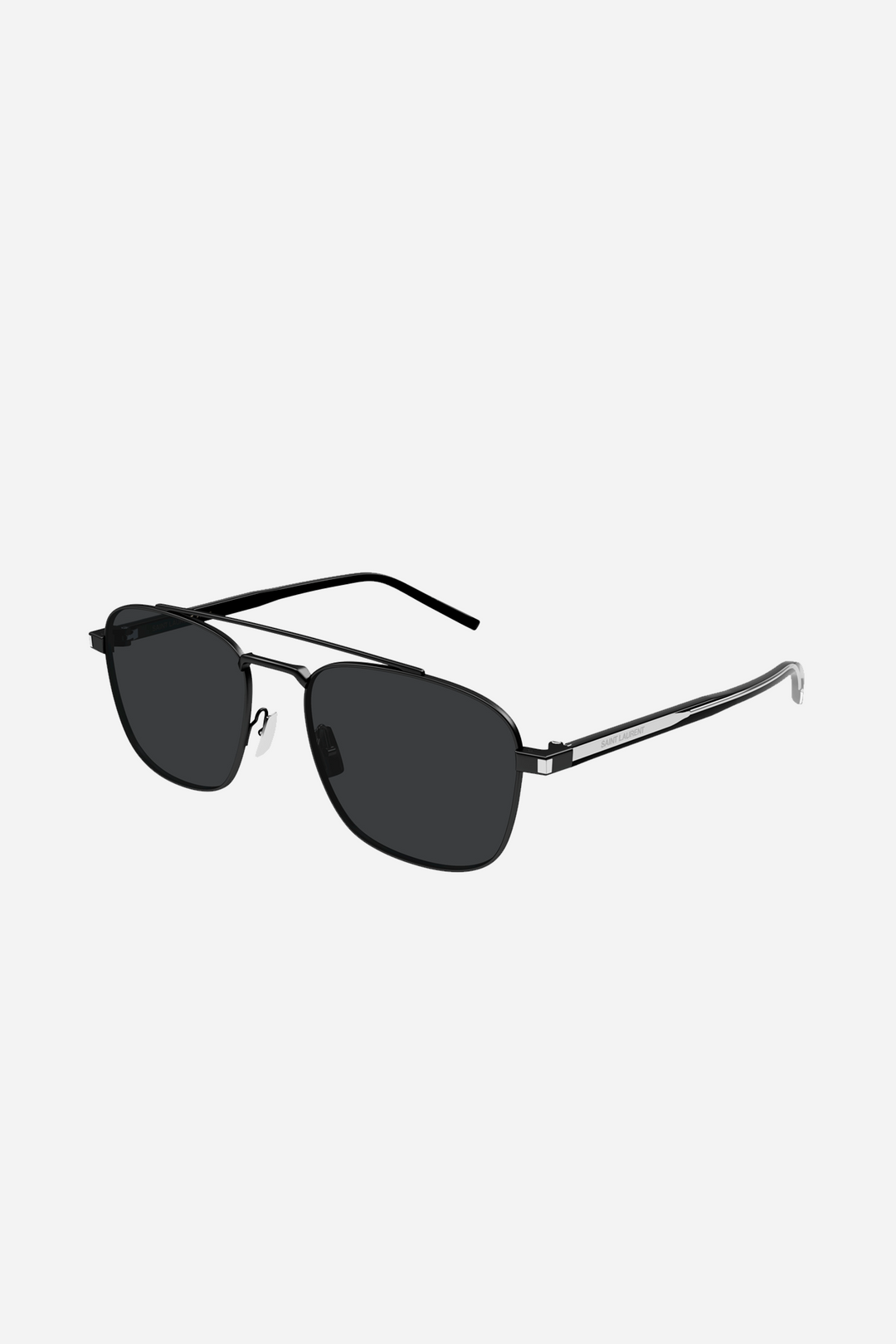 Saint Laurent matt black square sunglasses